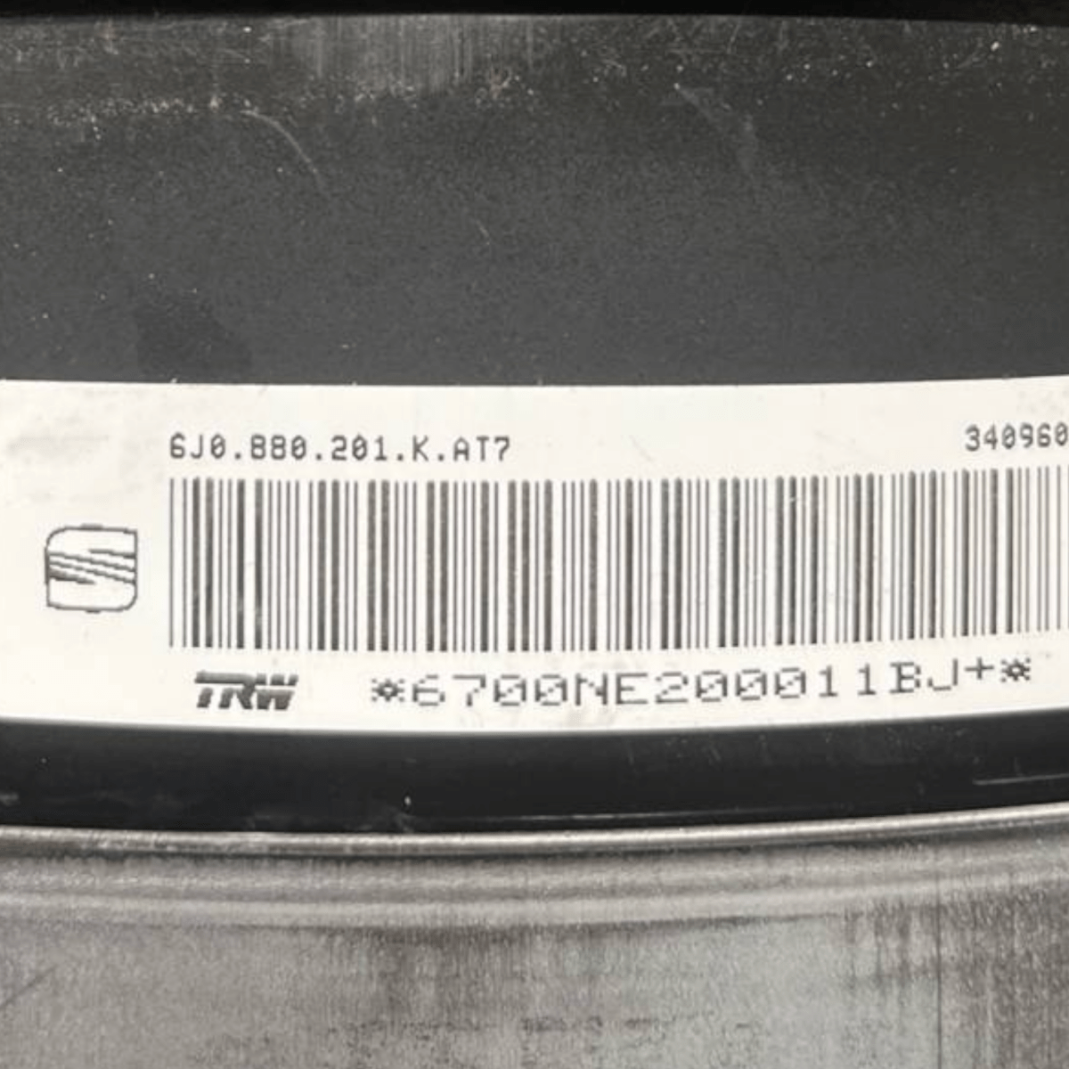 Airbag Volante Seat Ibiza IV (2017 - ) cod: 6J0880201K - F&P CRASH SRLS - Ricambi Usati