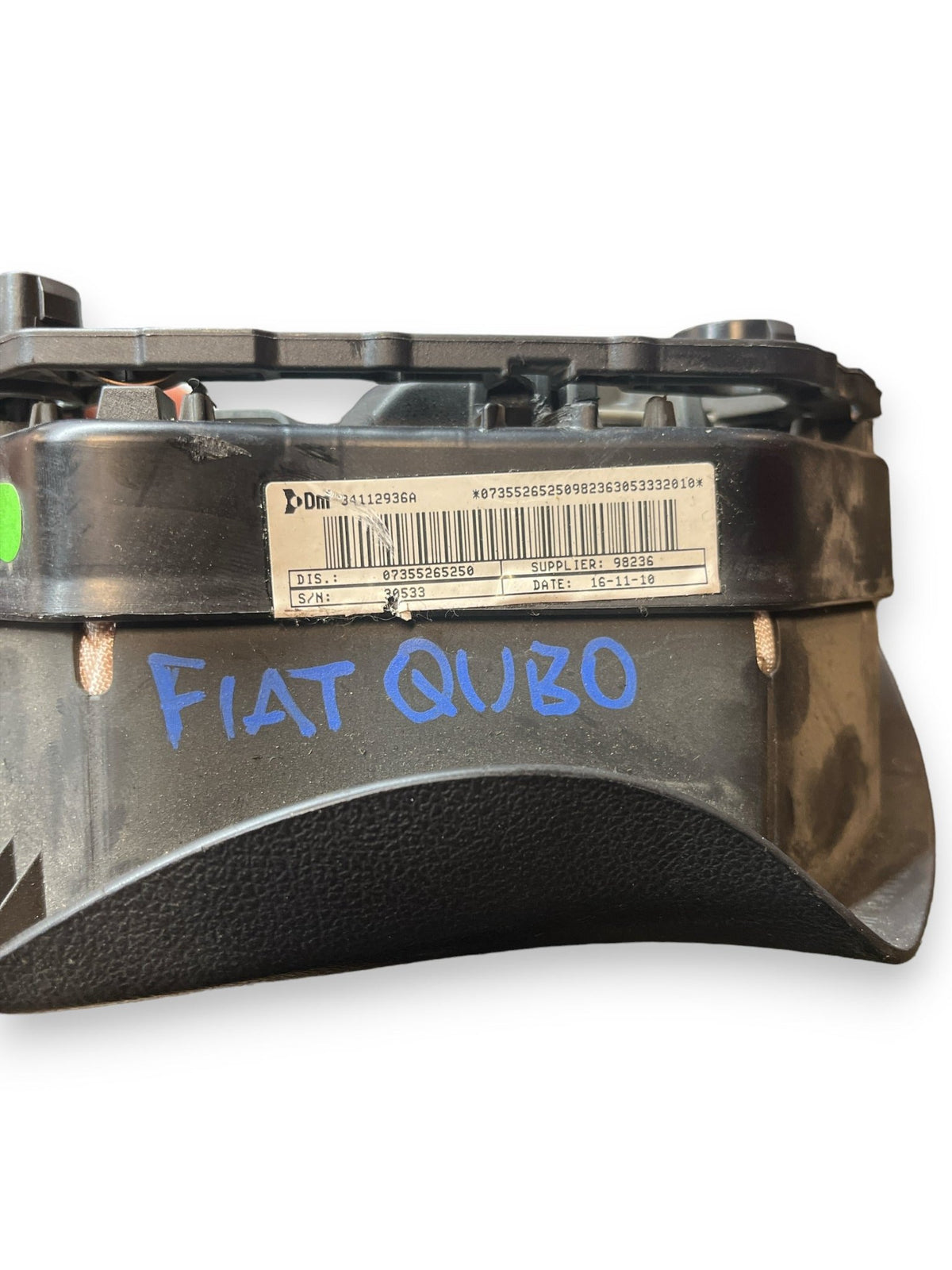 Airbag Volante Sterzo Guidatore Fiat Qubo / Fiorino ( 2010 ) cod : 07355265250 - F&P CRASH SRLS - Ricambi Usati