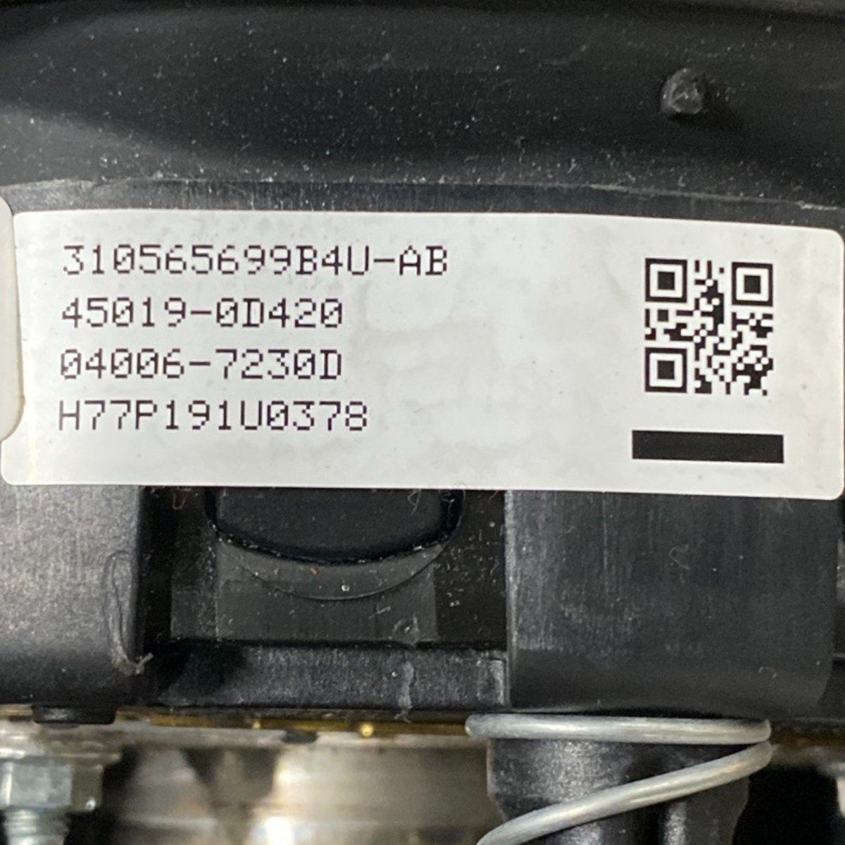 Airbag volante toyota yaris iii Cod: 45019 - 0d420 (2011 - 2019) - F&P CRASH SRLS - Ricambi Usati