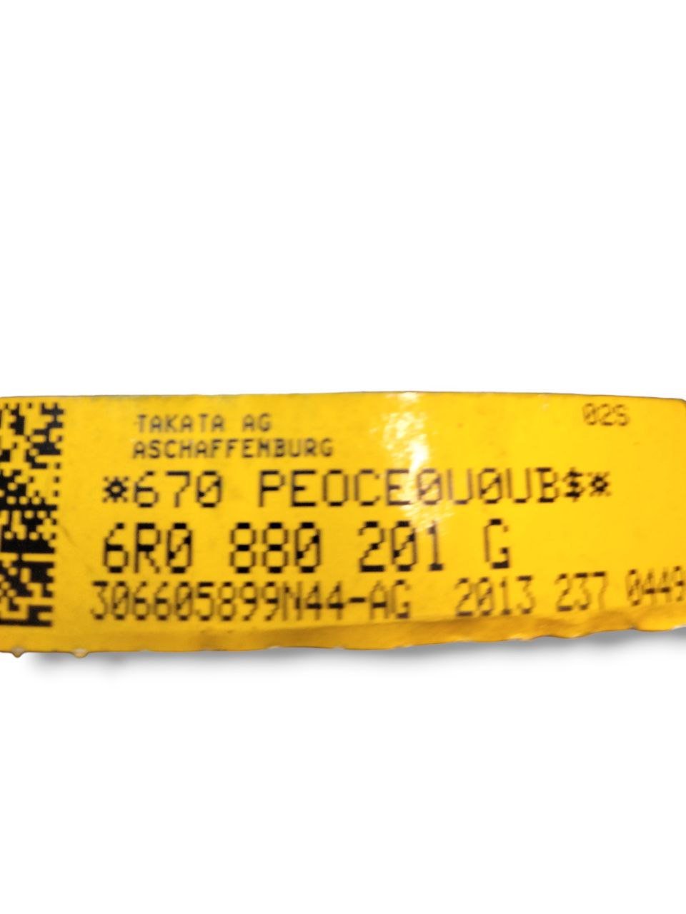 Airbag Volante Volkswagen Polo ( 6R - 2014> ) cod. 6R0880201G - F&P CRASH SRLS - Ricambi Usati