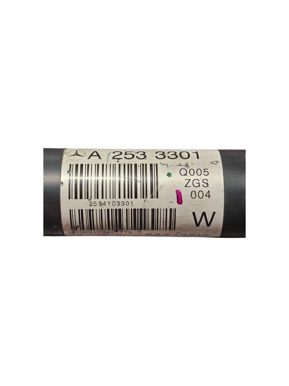 Albero di Trasmissione / Cardanico Anteriore Mercedes Classe C W205 2.2 Diesel 4Matic Cod:A2533301 (2014 - 2021) - F&P CRASH SRLS - Ricambi Usati