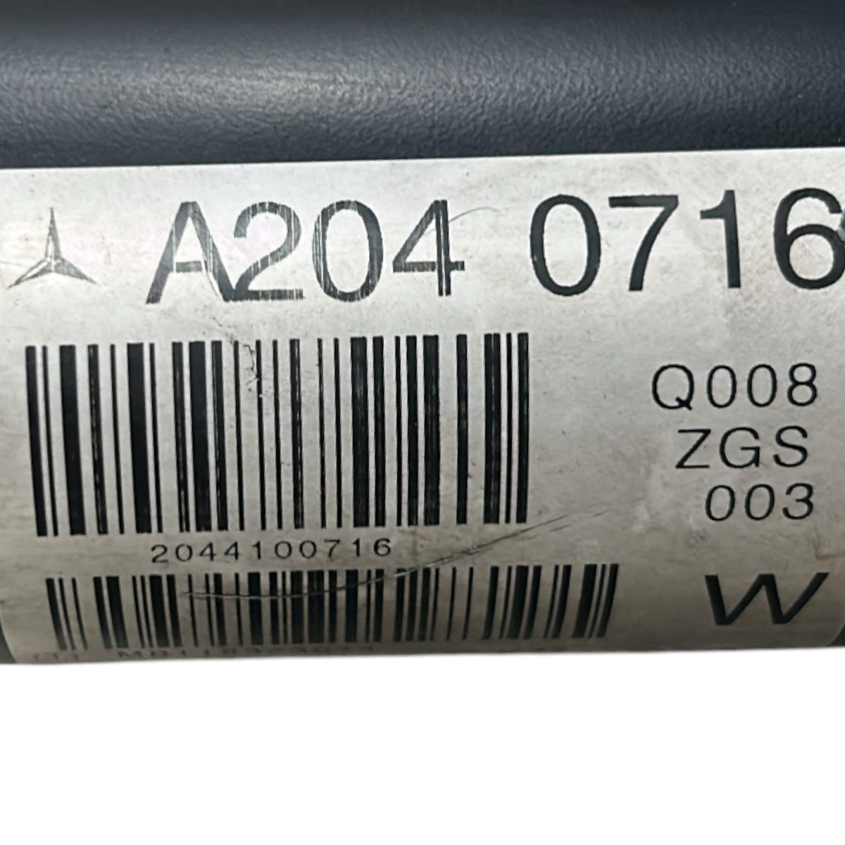 Albero Di Trasmissione Mercedes Benz Classe C (W204) cod.A2040716 2.2 Diesel (2007 > 2015) cod.A2044100716 - F&P CRASH SRLS - Ricambi Usati