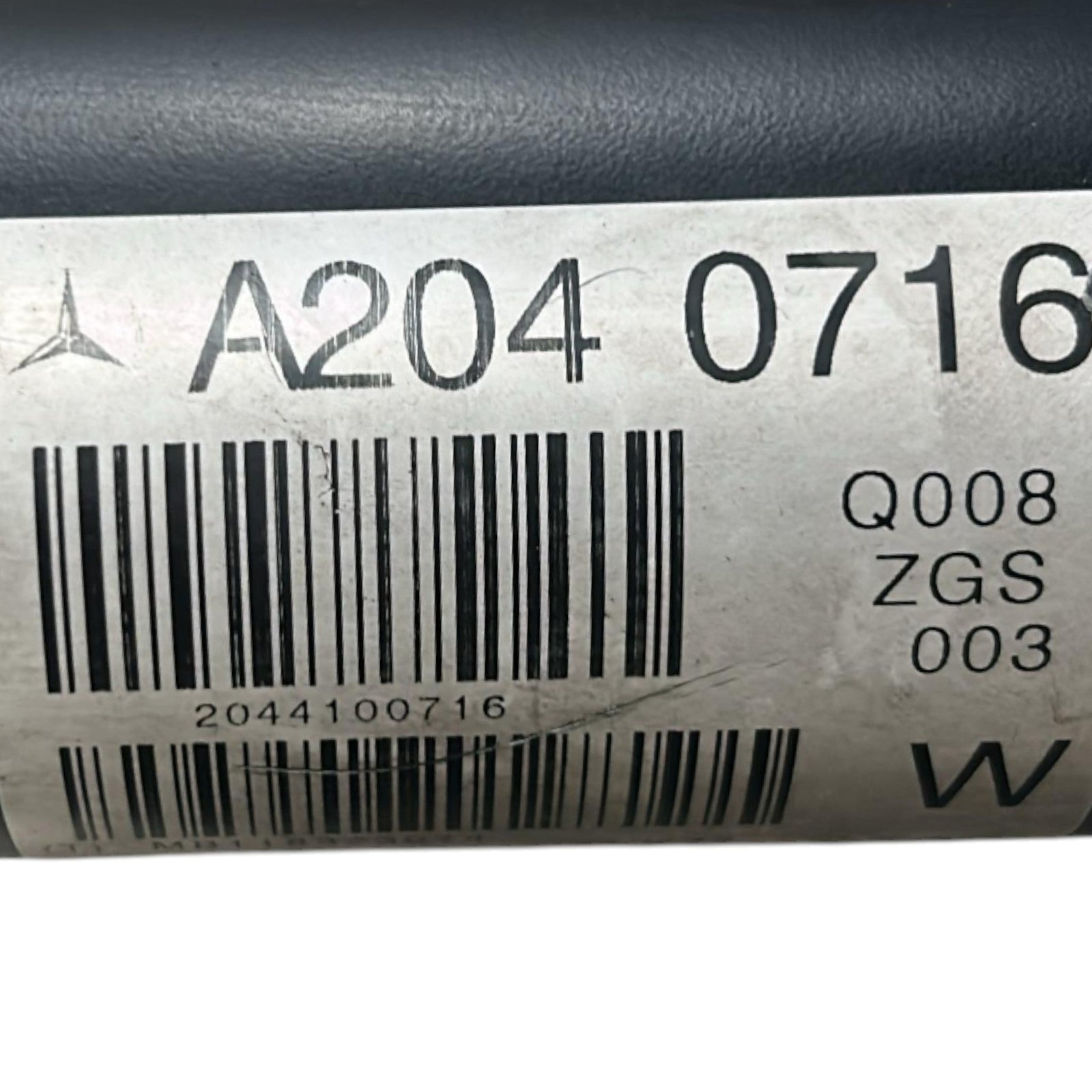 Albero Di Trasmissione Mercedes Benz Classe C (W204) cod.A2040716 2.2 Diesel (2007 > 2015) cod.A2044100716 - F&P CRASH SRLS - Ricambi Usati
