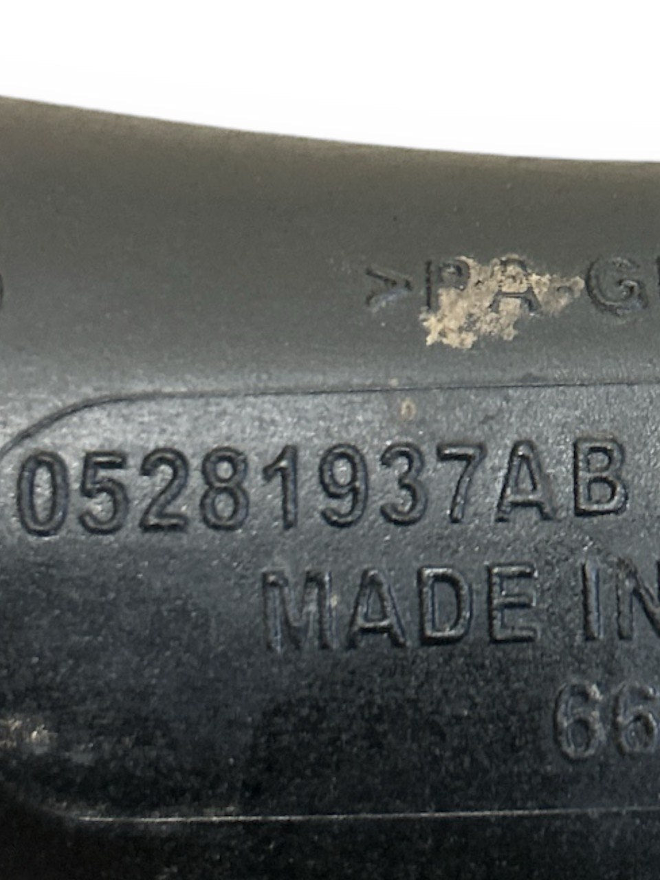 Alfa Romeo Giulia 2.0 Benzina (2016 > ) cod.05281937AB Tubo Aspirazione Turbo / Turbina - F&P CRASH SRLS - Ricambi Usati