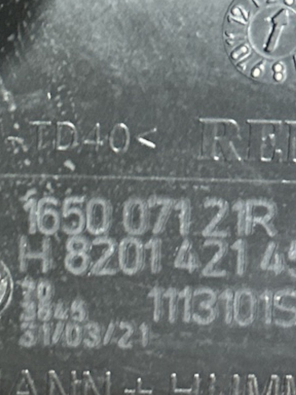 Alloggiamento / Scatola Filtro Aria Renault Megane IV 1.5 Diesel (2015 > ) cod.165007121R - F&P CRASH SRLS - Ricambi Usati