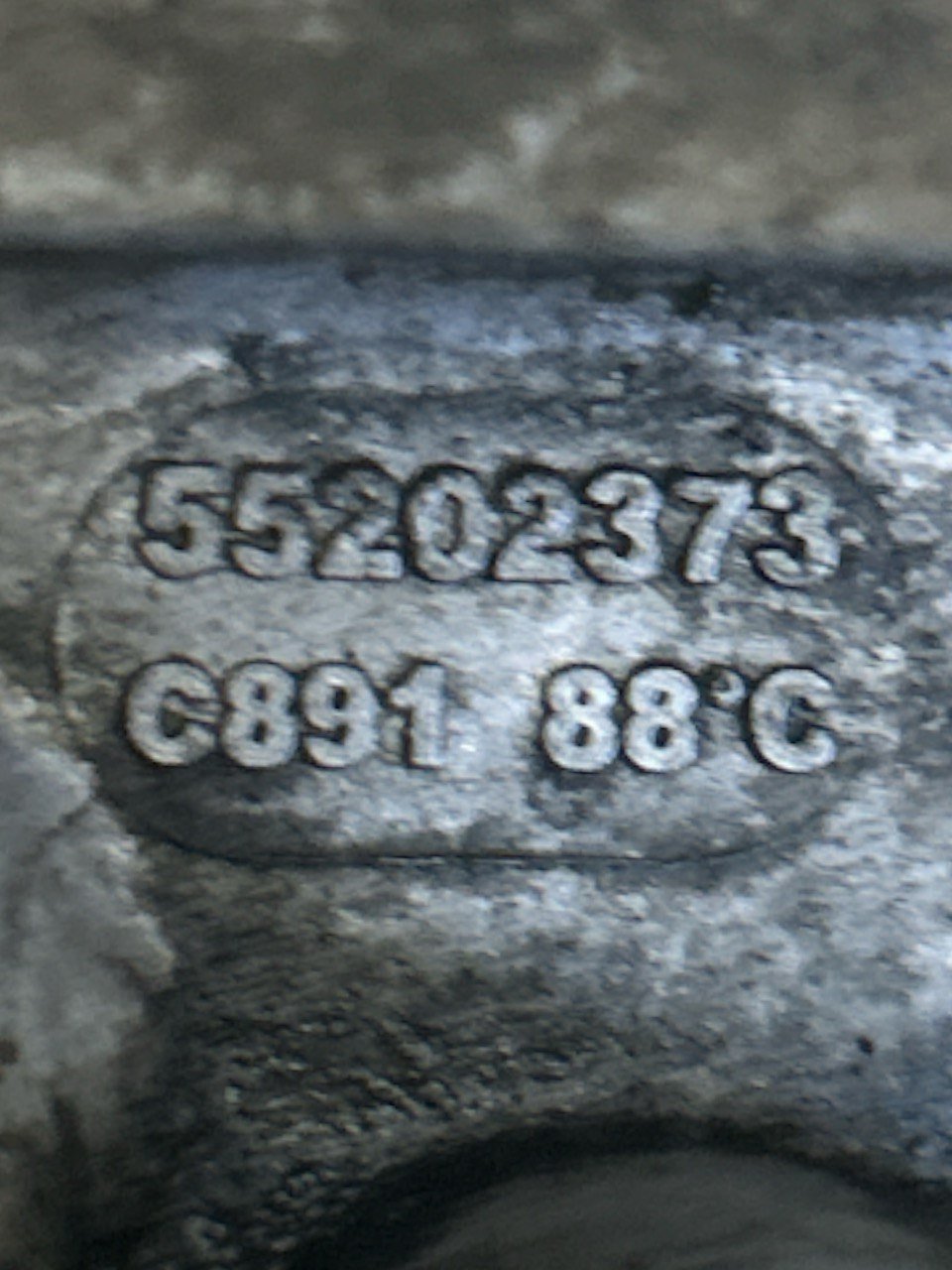 Alloggiamento Termostato Fiat Grande Punto / Fiat Doblo / Opel Corsa D / Fiat Strada / Fiat Idea / Fiat Qubo 1.3 Diesel / Multijet / CDTI (2005 > 2012) cod.55202373 - F&P CRASH SRLS - Ricambi Usati