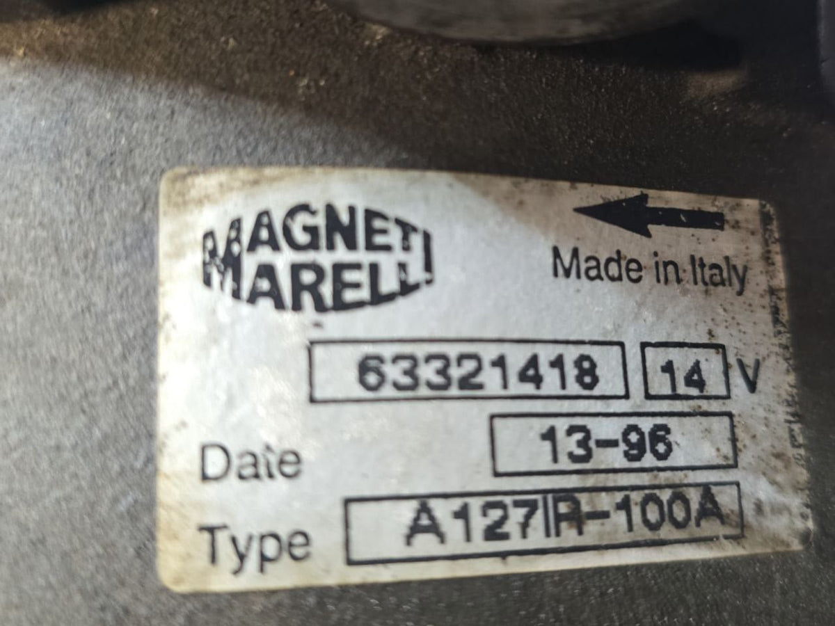 ALTERNATORE ALFA ROMEO 156 1.8 DIESEL ( 1997 - 2007) Cod : 63321418 - F&P CRASH SRLS - Ricambi Usati