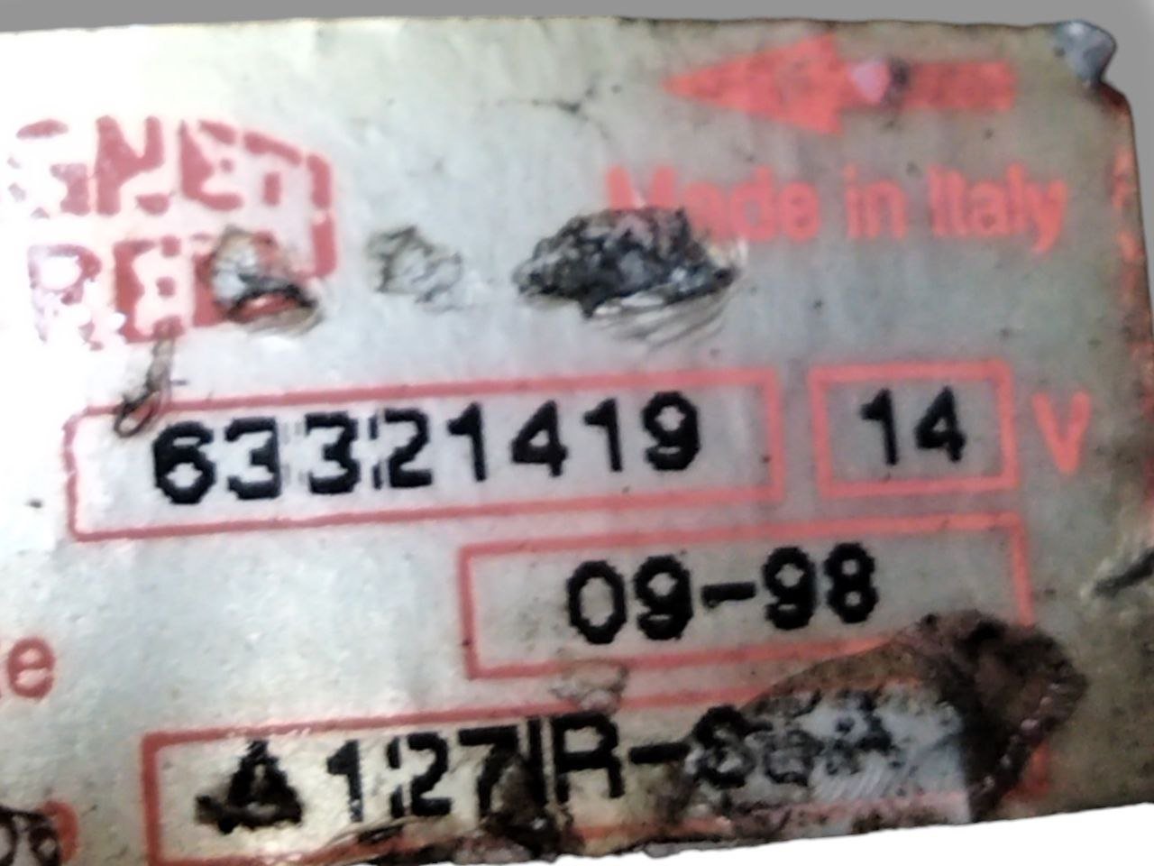 Alternatore Alfa Romeo 156 1.9 Diesel (1997 - 2007) cod.63321419 / Fiat marea/Punto 188 / fiat brava - F&P CRASH SRLS - Ricambi Usati