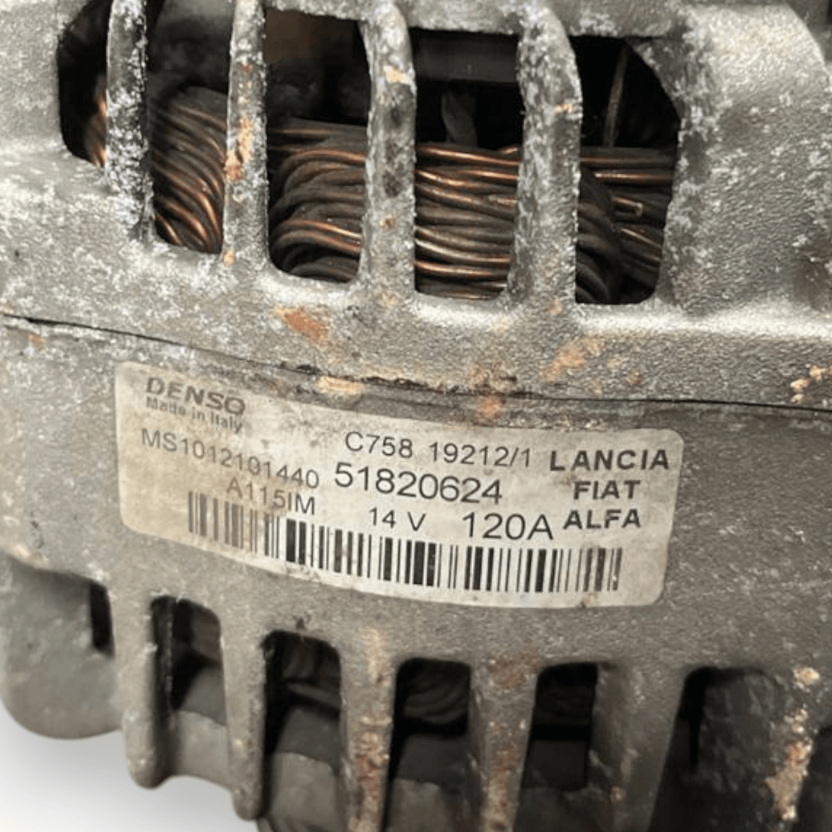 Alternatore Alfa Romeo Giulietta 1.6 Diesel (2010 al 2020) cod: 51820624 - F&P CRASH SRLS - Ricambi Usati