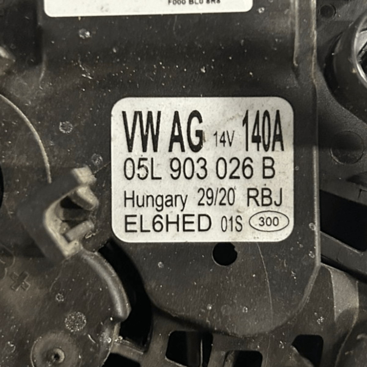 Alternatore audi q3 f3 2.0 diesel cod:05L903026B (2018 >) - F&P CRASH SRLS - Ricambi Usati