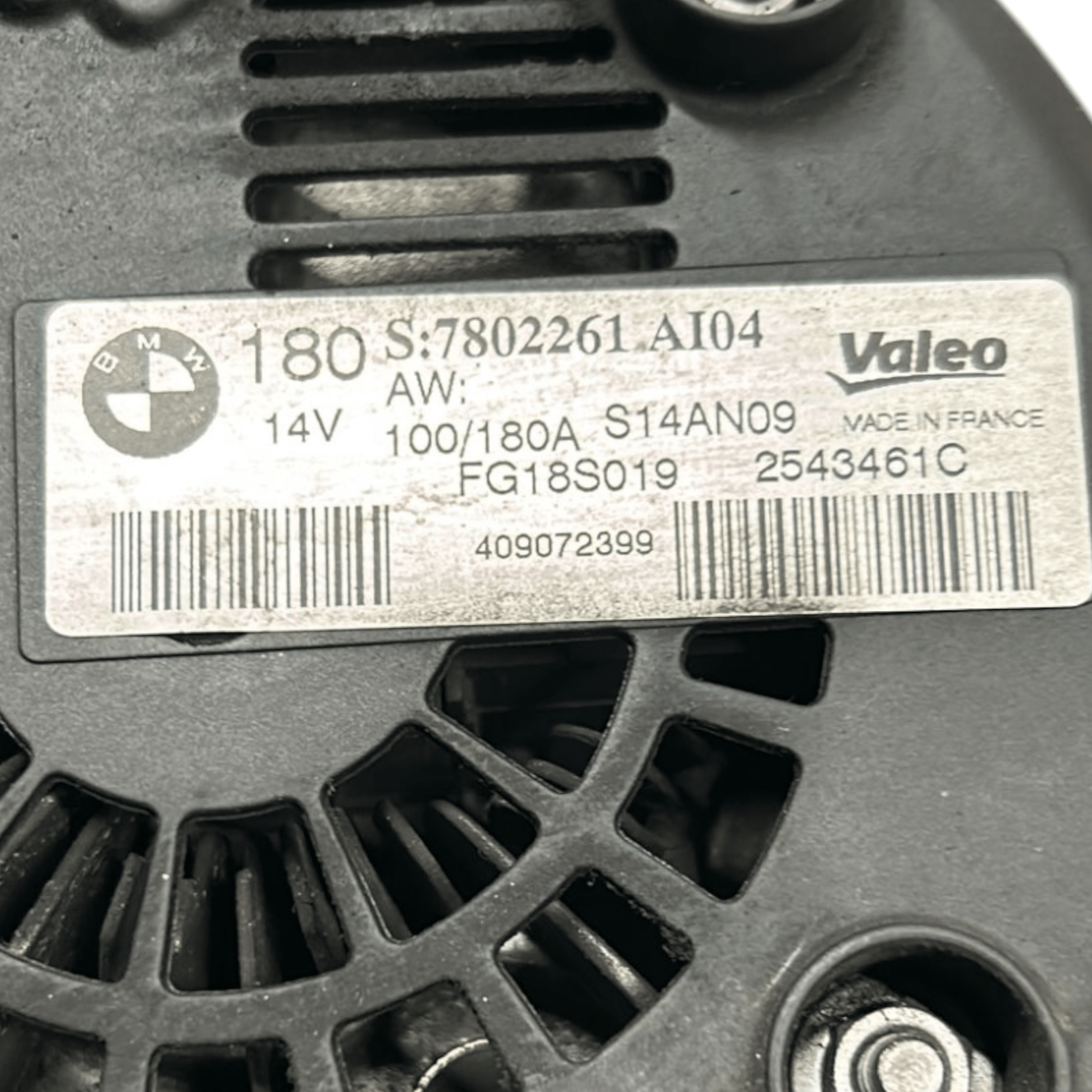 Alternatore Bmw Serie 1 E87 2.0 Diesel (2004 > 2013) cod:7802261AI04 - F&P CRASH SRLS - Ricambi Usati