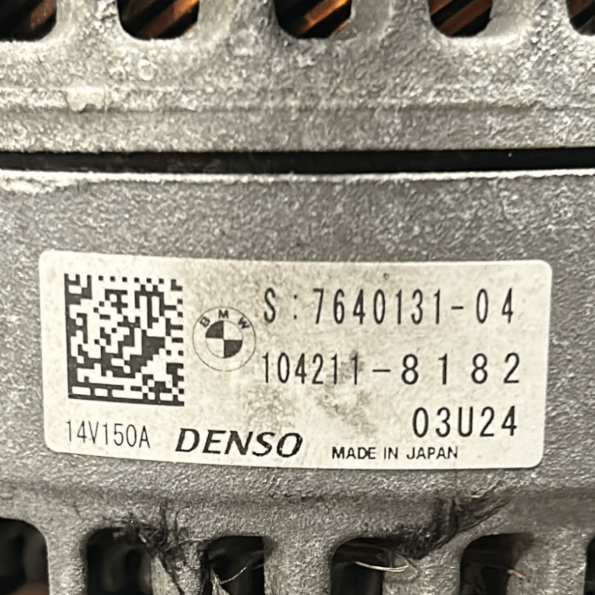 Alternatore Bmw Serie 1 F20 2.0 Benzina cod:7640131 - 04 (2011 > 2019) - F&P CRASH SRLS - Ricambi Usati