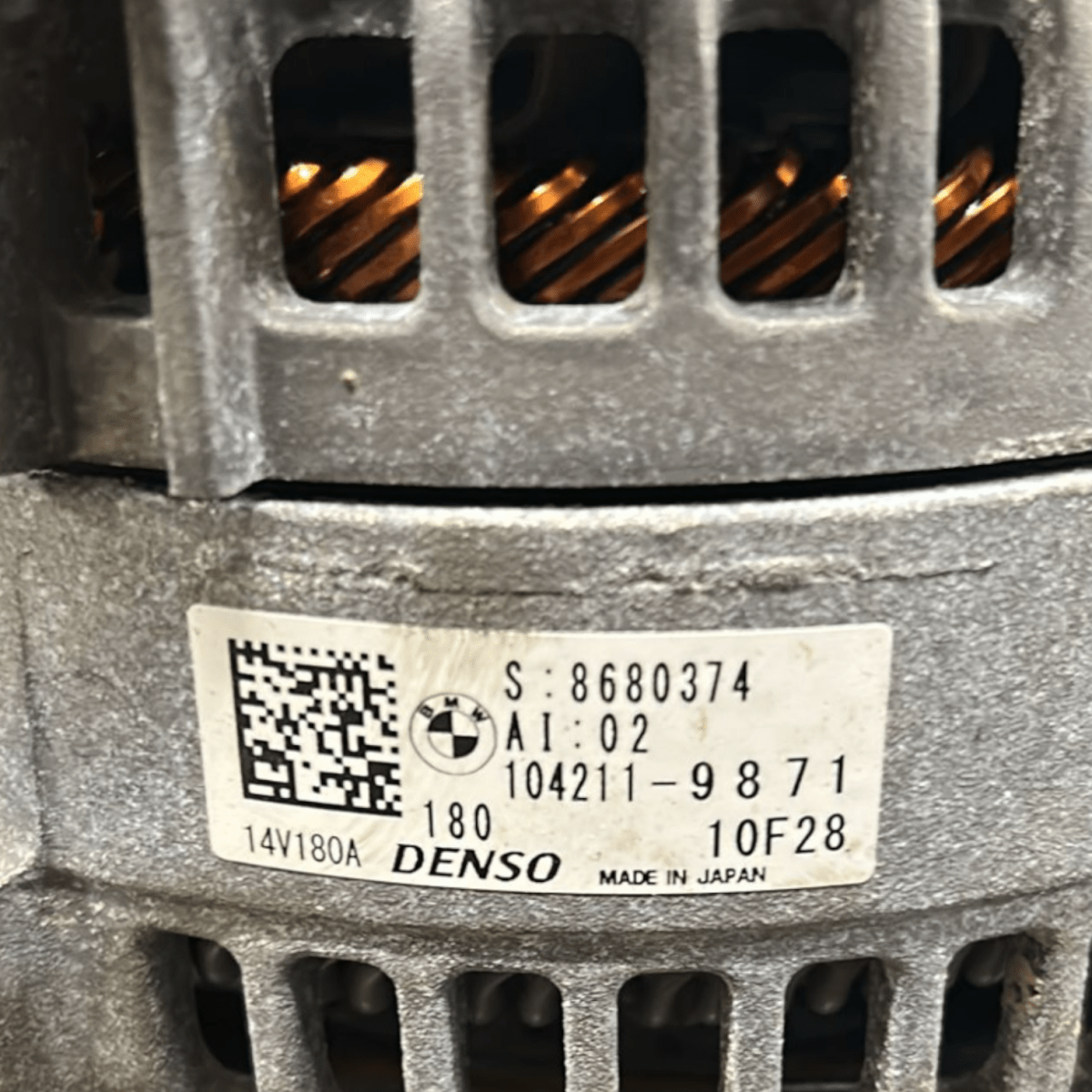 Alternatore bmw serie 2 gran coupé 1.5 benzina cod:104211 - 9871 (2019 >) - F&P CRASH SRLS - Ricambi Usati