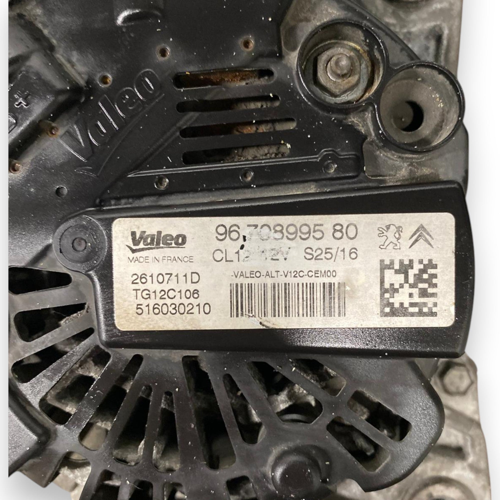 Alternatore Citroen C3 II 1.4 Benzina (2009 - 2016) Cod: 9670899580 - F&P CRASH SRLS - Ricambi Usati