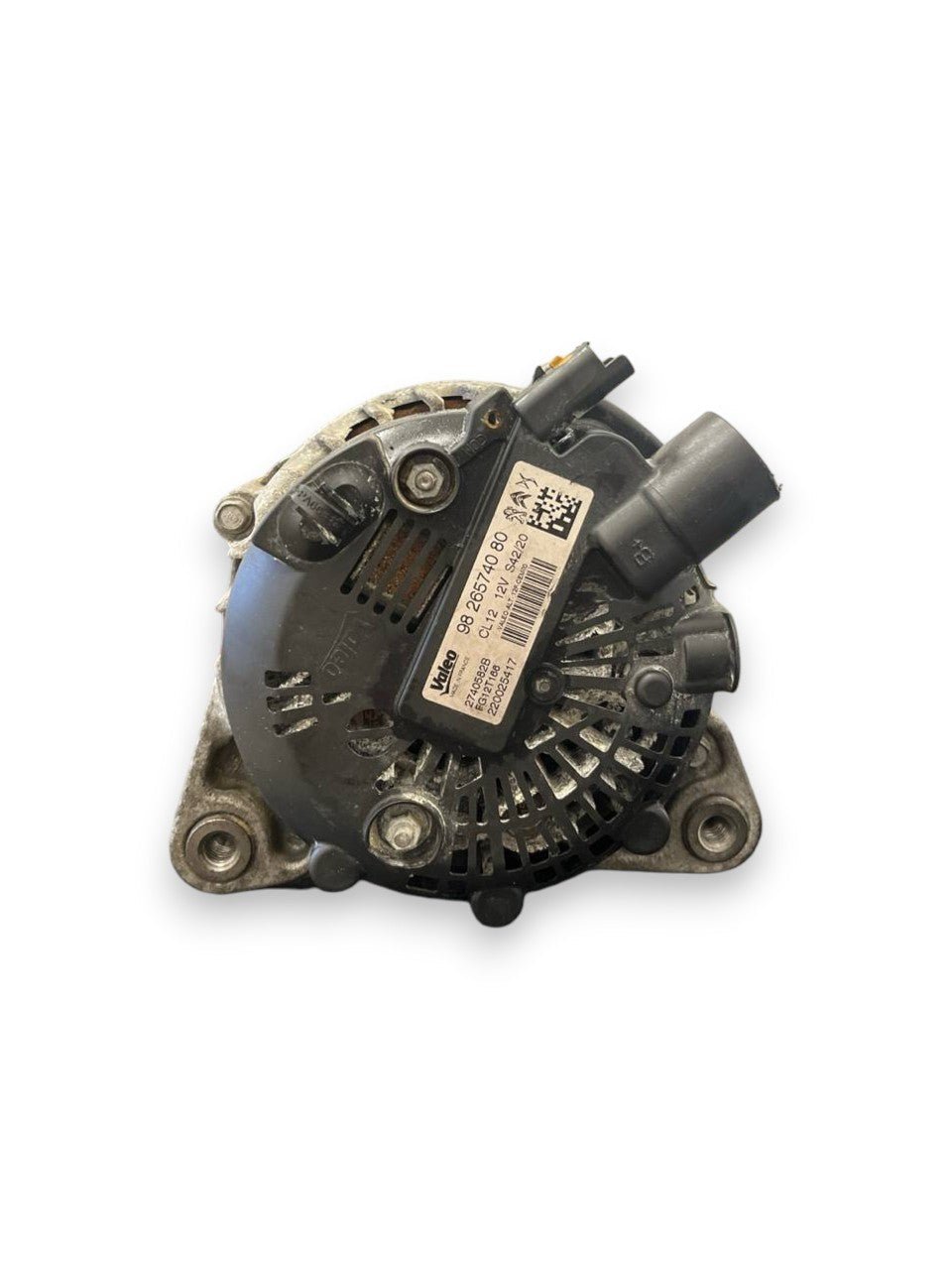 Alternatore Citroen C3 III / Peugeot 208 / Citroen C4 Grand SpaceTourer / Opel Crossland X / Opel Corsa F 1.2 Benzina (2016 al 2023) cod: 9826574080 - F&P CRASH SRLS - Ricambi Usati