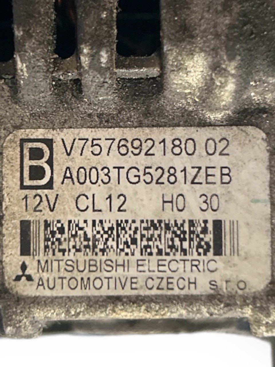 Alternatore Citroen DS3 1.6 Benzina (2010 > 2019) cod.V75769218002 - F&P CRASH SRLS - Ricambi Usati