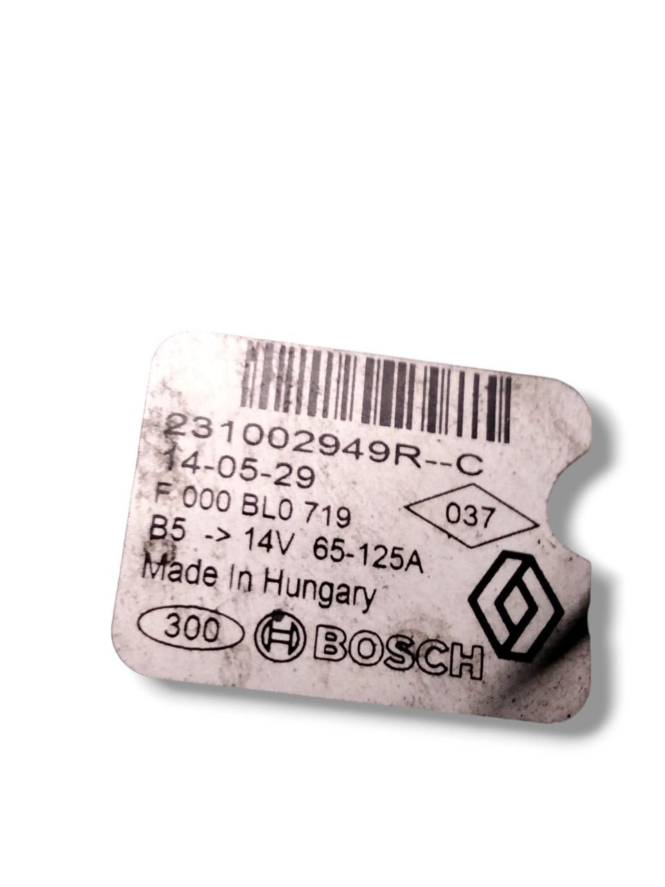 Alternatore Dacia Sandero Stepway 1.5 diesel (2012 - 2020)cod.231002949R - F&P CRASH SRLS - Ricambi Usati