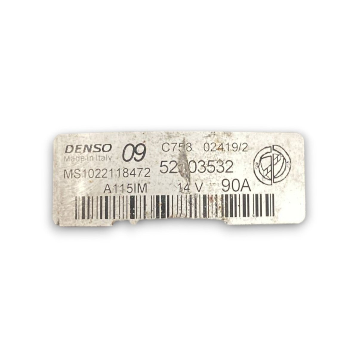 Alternatore fiat 500 cod . 52003532 1.2 benzina (2007 > 2025) - F&P CRASH SRL - Ricambi Usati