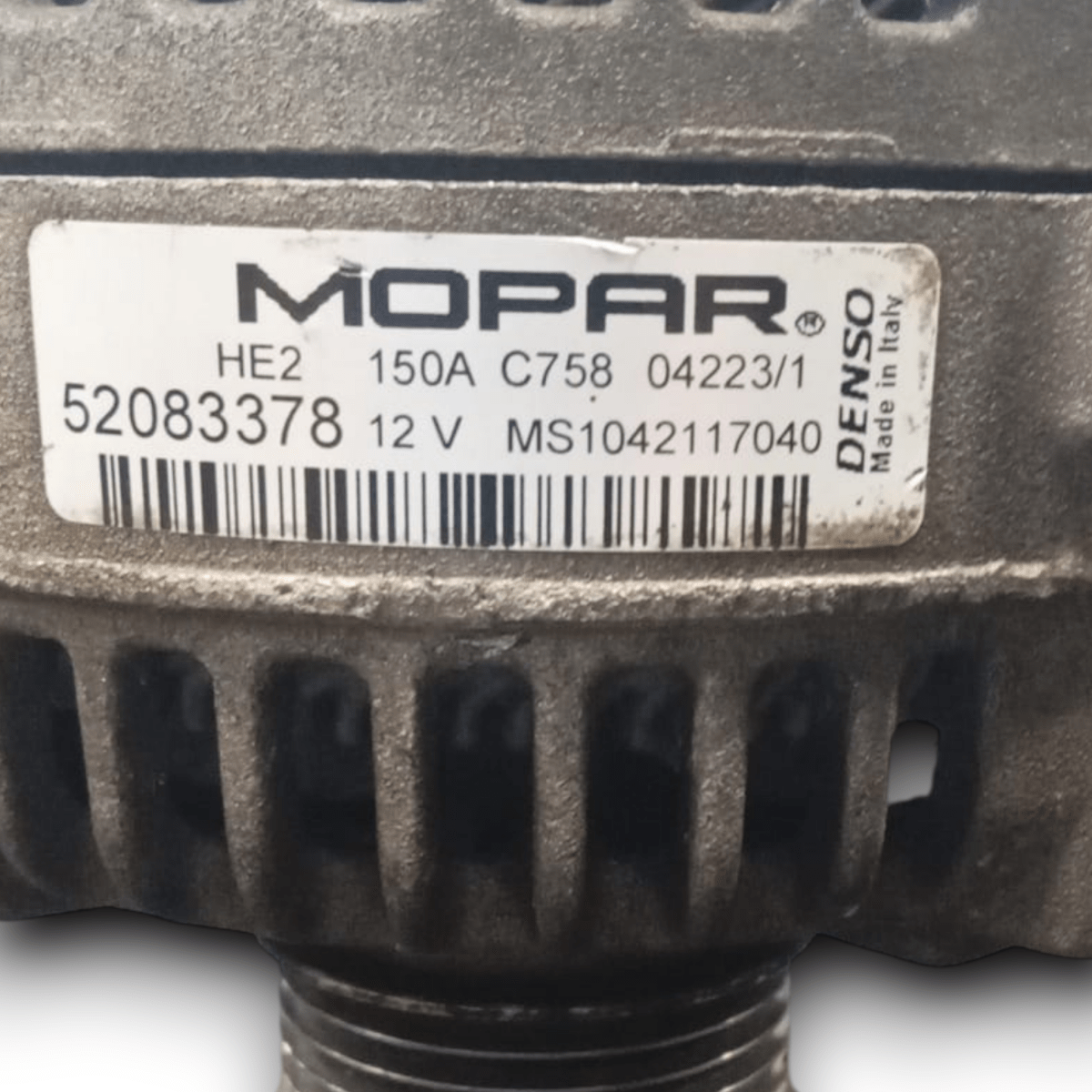 Alternatore fiat 500x cod . 52083378 1.4 benzina (2014 > 2024) - F&P CRASH SRL - Ricambi Usati