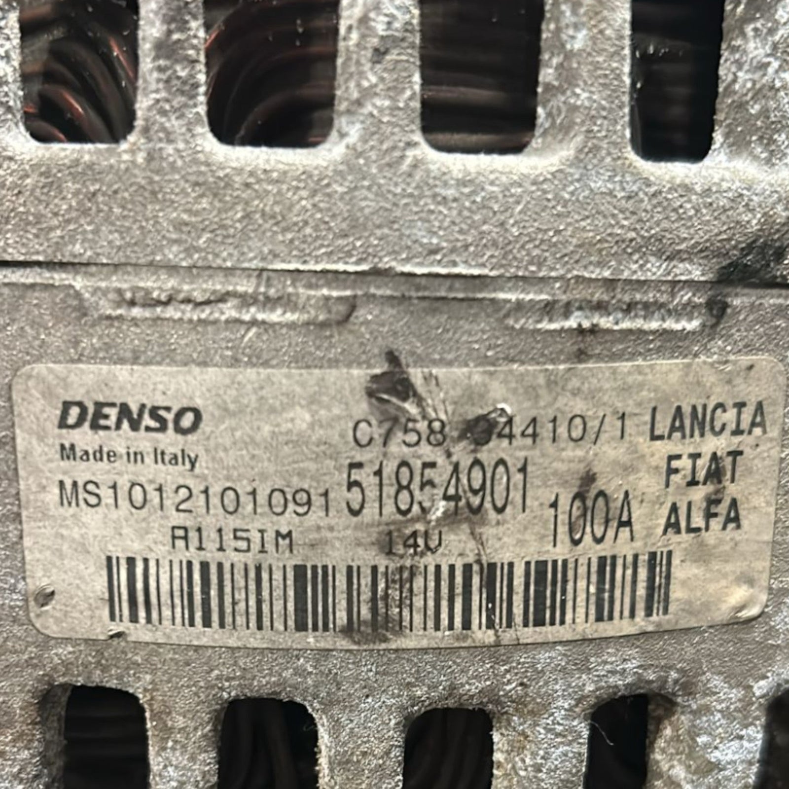 Alternatore Fiat Croma 1.9 Diesel (2005 > 2010) cod:51854901 - F&P CRASH SRLS - Ricambi Usati