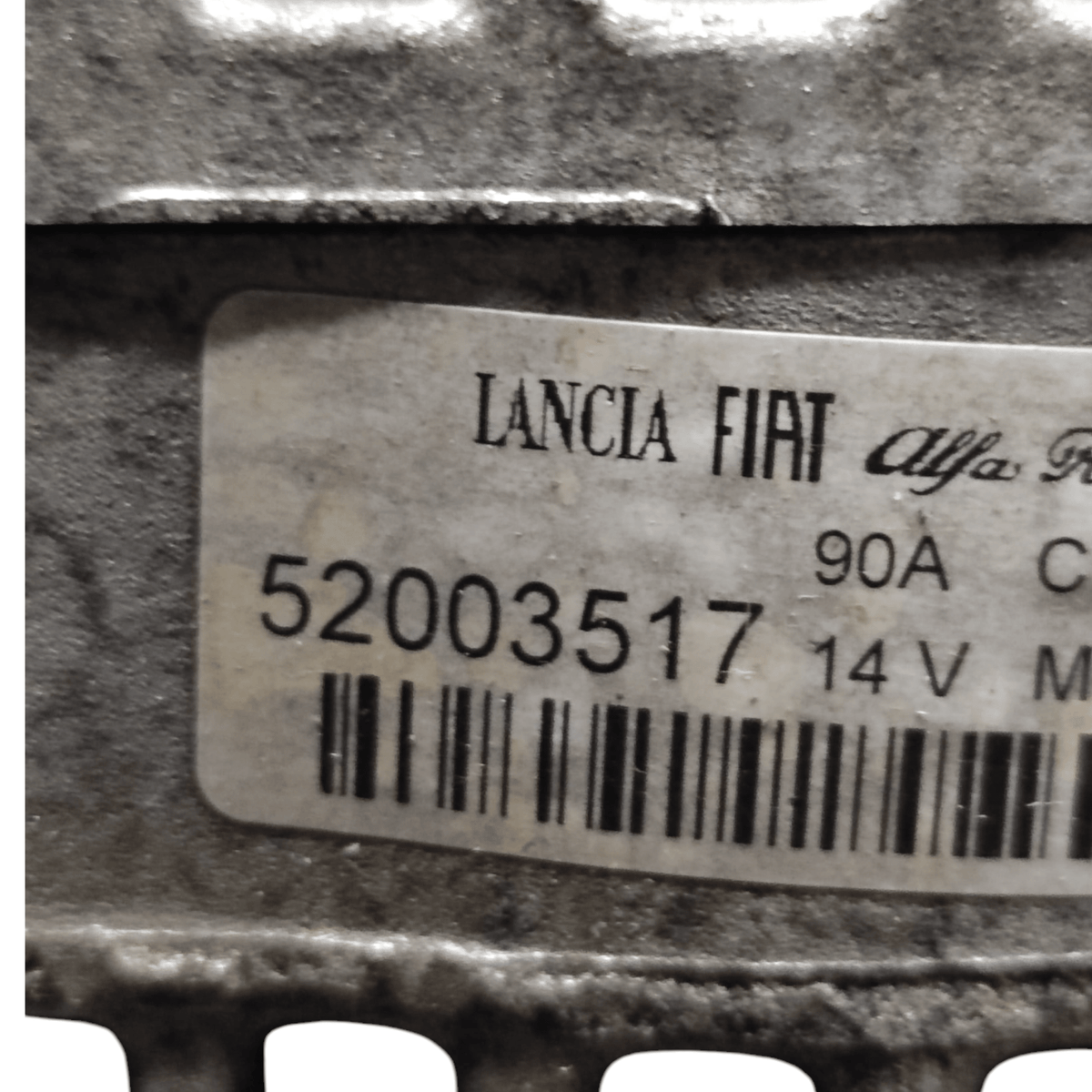 Alternatore Fiat Fiorino 1.3 Diesel COD: 52003517 (2007>) - F&P CRASH SRLS - Ricambi Usati