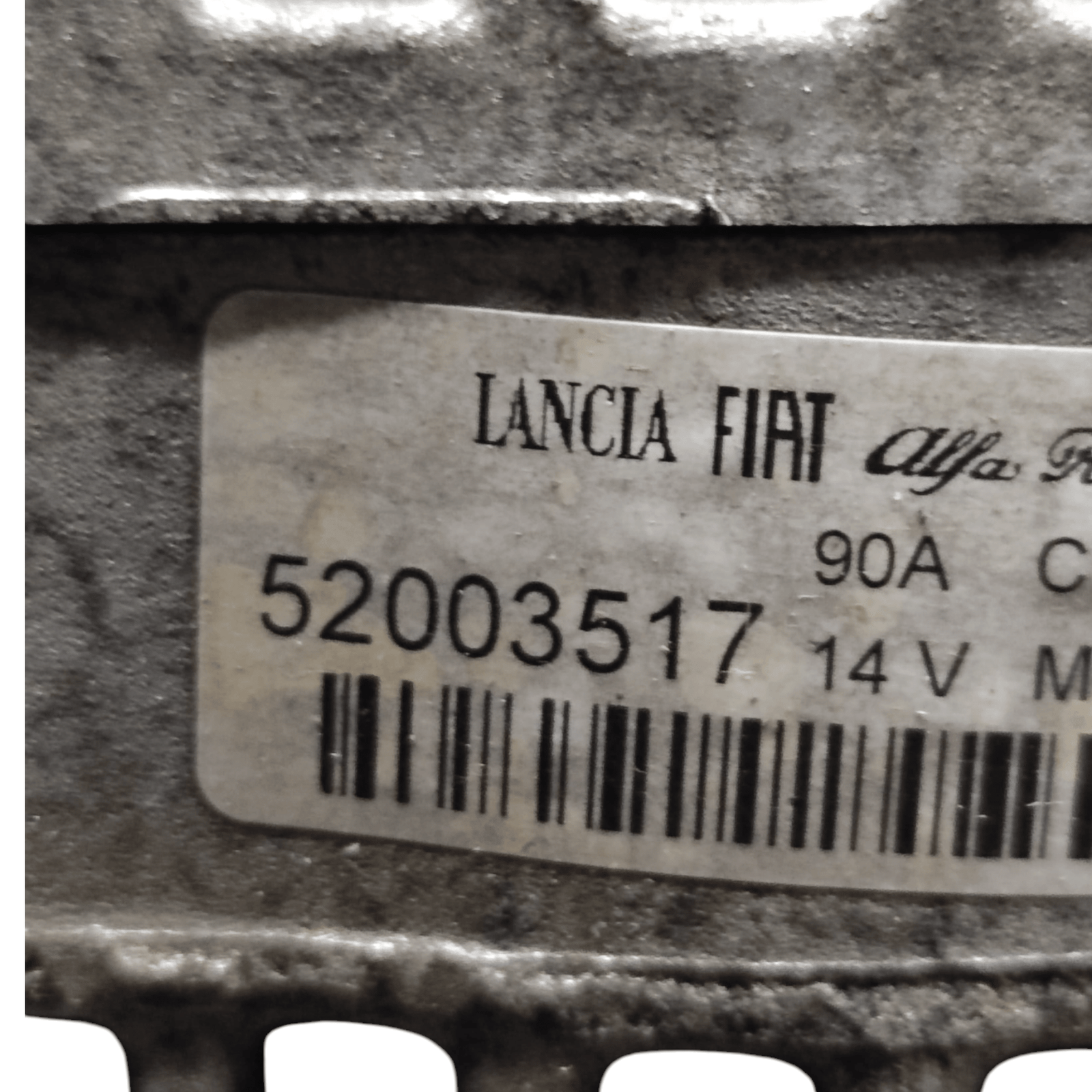 Alternatore Fiat Fiorino 1.3 Diesel COD: 52003517 (2007>) - F&P CRASH SRLS - Ricambi Usati