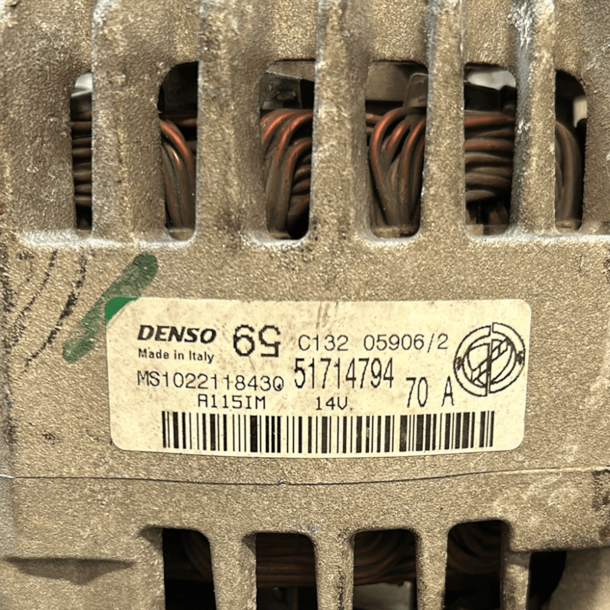 Alternatore Fiat Panda 169 1.2 benzina (2003 > 2012) cod:51714794 - F&P CRASH SRLS - Ricambi Usati