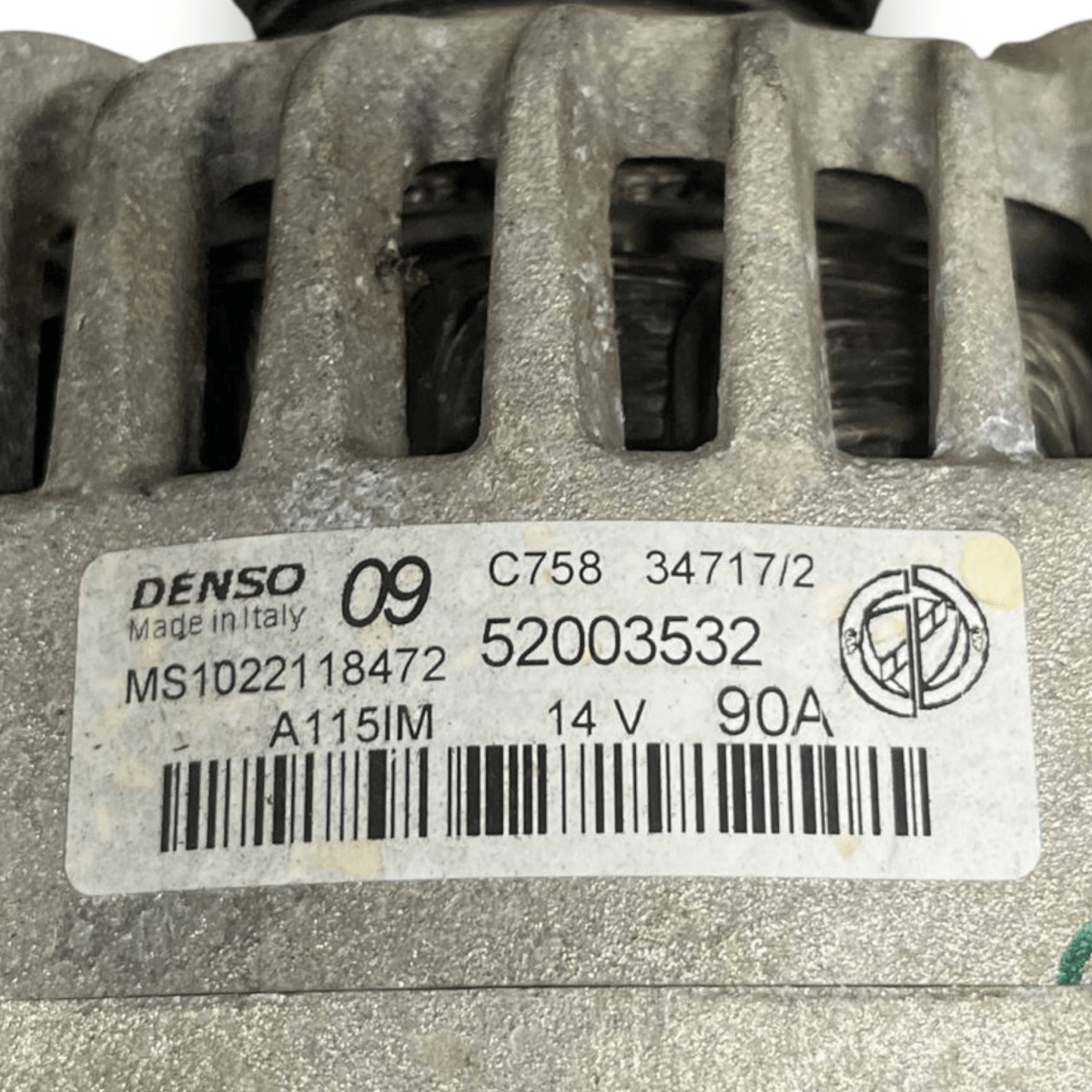 Alternatore Fiat Panda 312 - 319 1.2 Benzina (2012 - ) cod: 52003532 - F&P CRASH SRLS - Ricambi Usati