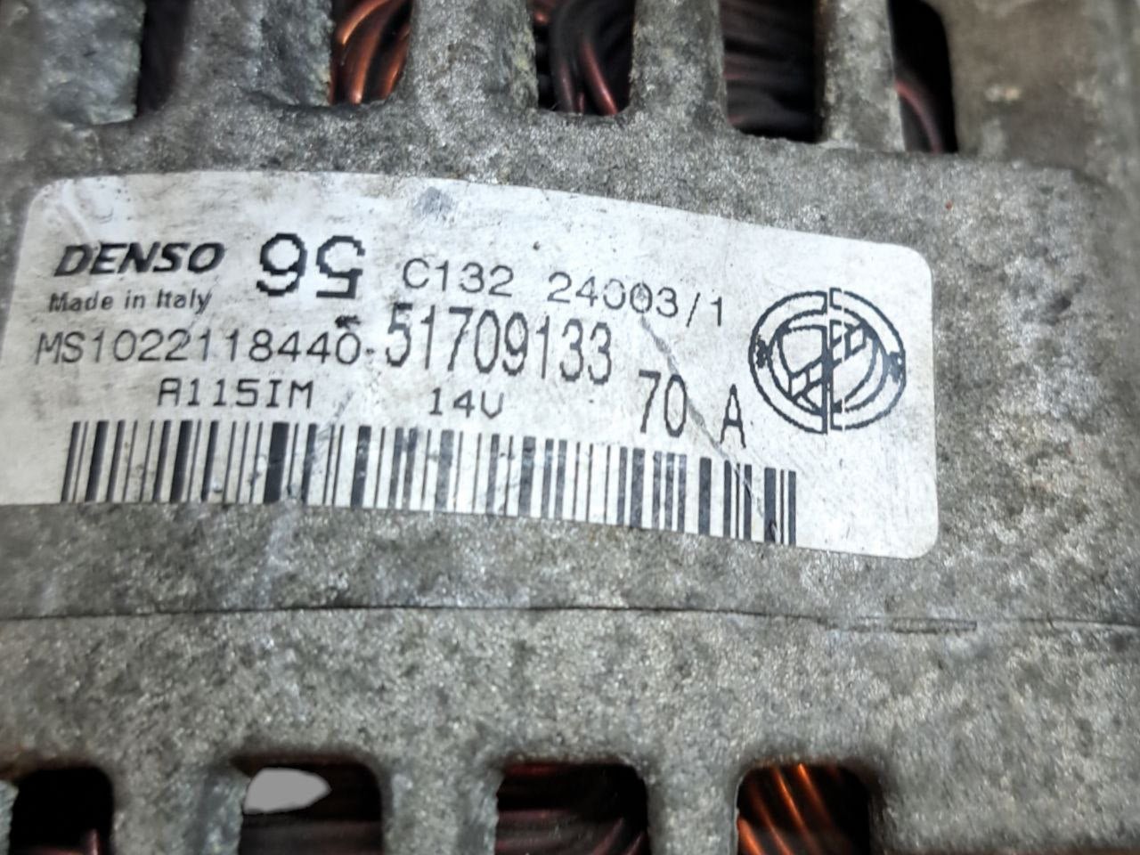 Alternatore Fiat Punto 188 1.2 Benzina (2002) COD:51709133 - F&P CRASH SRLS - Ricambi Usati
