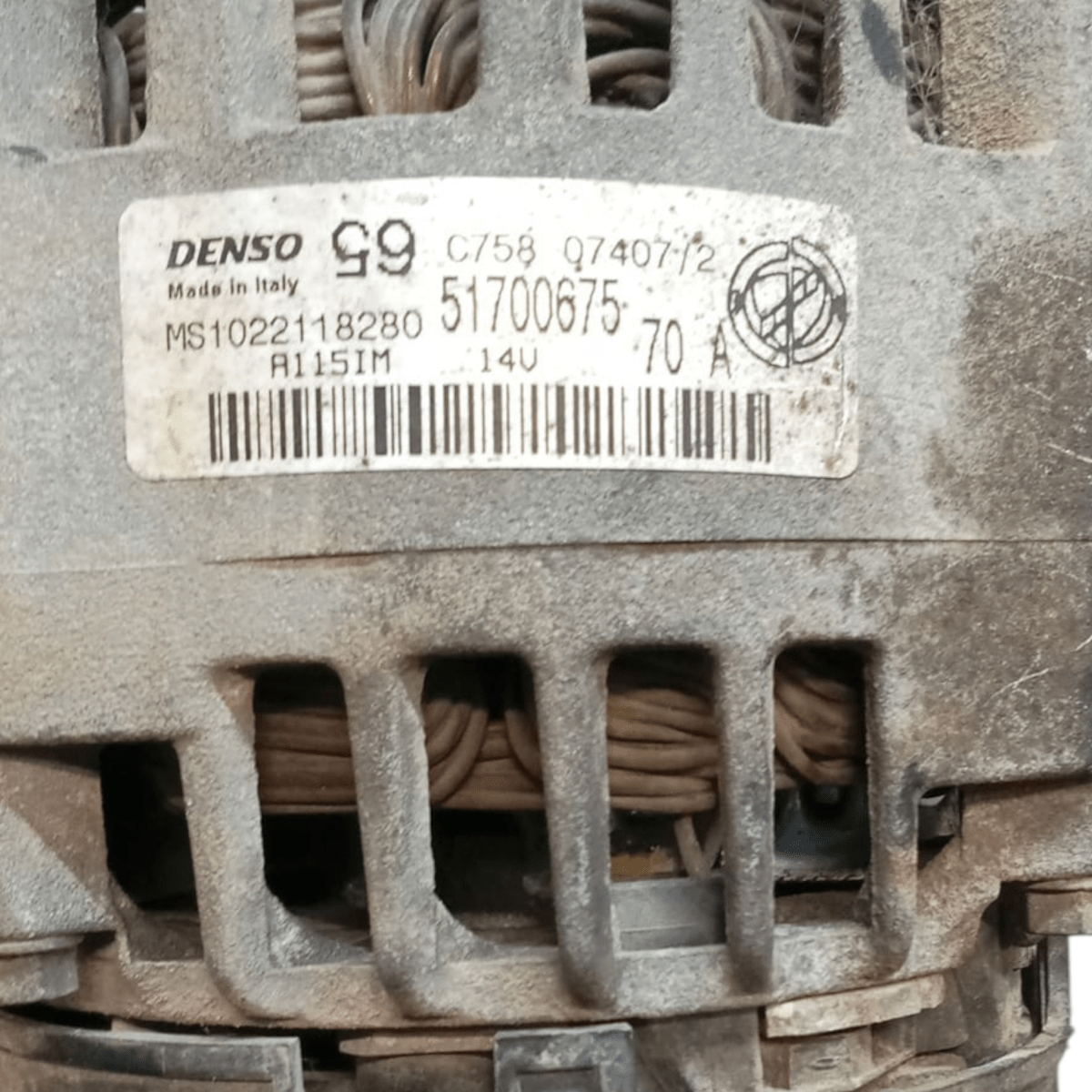 Alternatore fiat punto cod . 51700675 1.1 benzina (1999 > 2011) - F&P CRASH SRL - Ricambi Usati