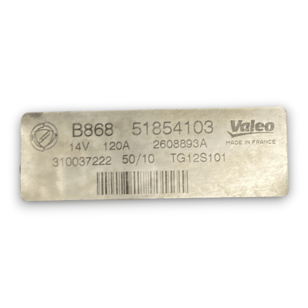Alternatore fiat punto evo cod . 51854103 1.3 diesel (2009 > 2012) - F&P CRASH SRL - Ricambi Usati