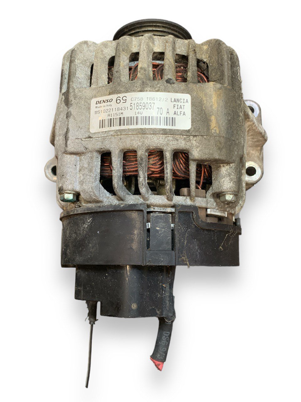 Alternatore Fiat Qubo 1.2 Benzina (2012) COD:518590037 - F&amp;P CRASH SRLS - Ricambi Usati