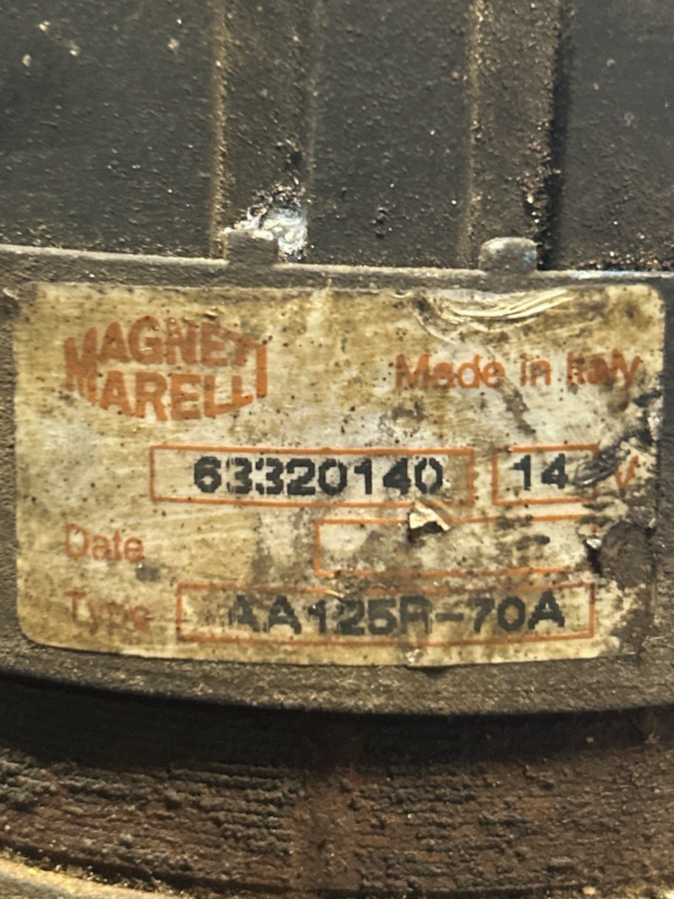 Alternatore Fiat Seicento 1.1 Benzina (1998 > ) cod.63320140 - F&P CRASH SRLS - Ricambi Usati