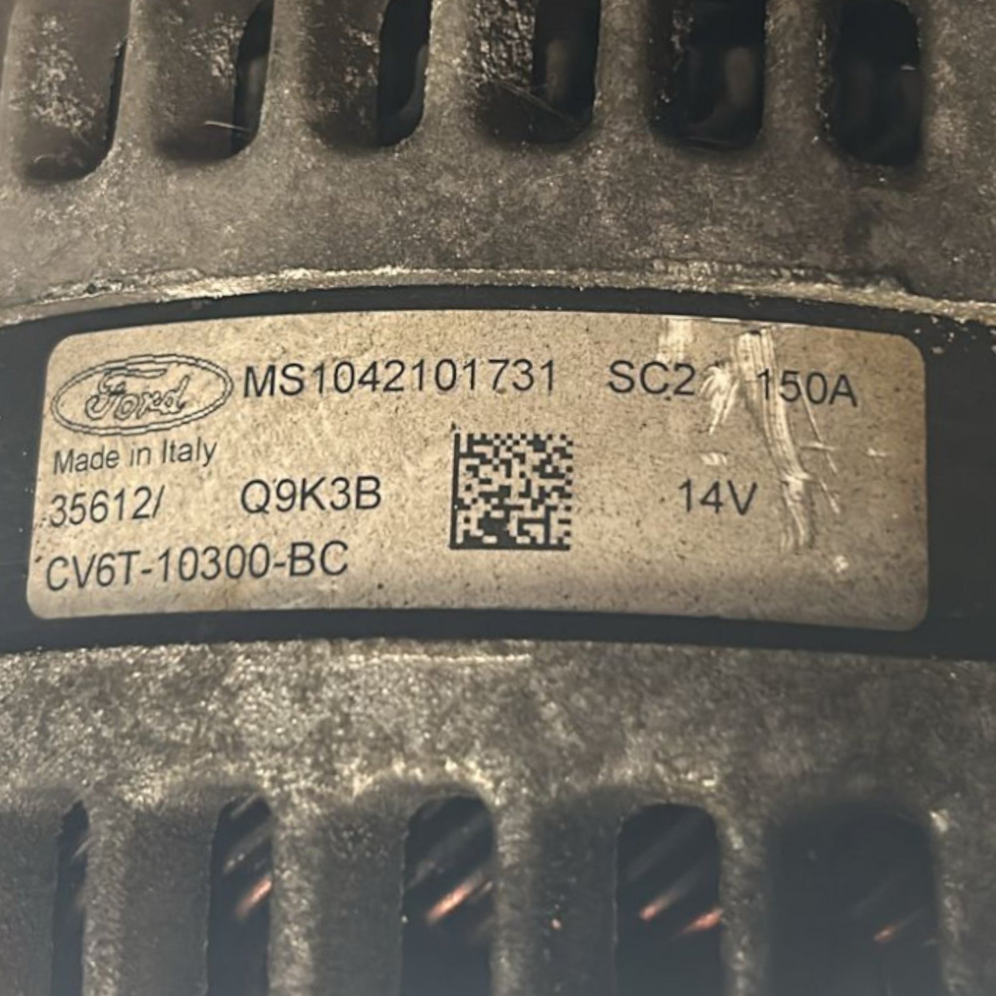 Alternatore Ford B - Max cod.CV6T - 10300 - BC 1.0 Benzina (2012 > 2018) - F&P CRASH SRLS - Ricambi Usati