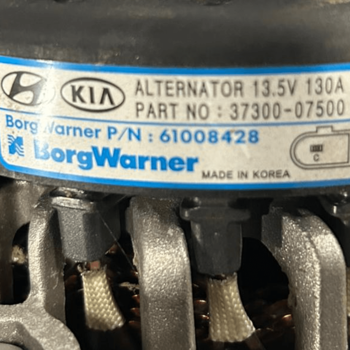 Alternatore hyundai i20 bc3 1.2 benzina cod:37300 - 07500 (2020 >) - F&P CRASH SRLS - Ricambi Usati