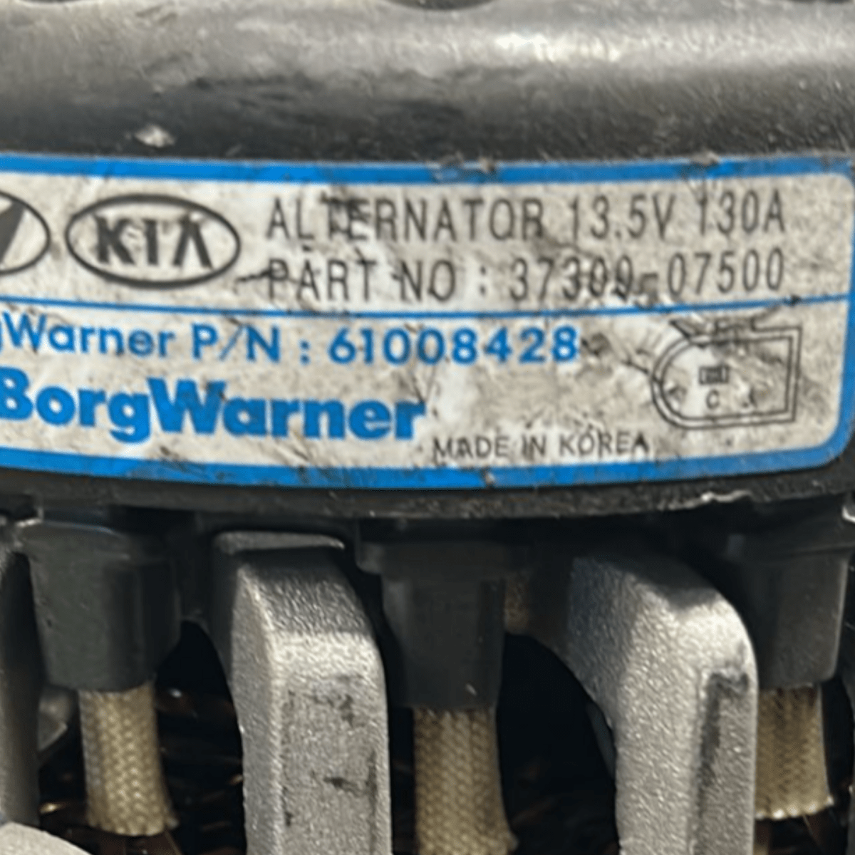 Alternatore hyundai i20 bc3 1.2 benzina cod:37300 - 07500 (2020 >) - F&P CRASH SRLS - Ricambi Usati