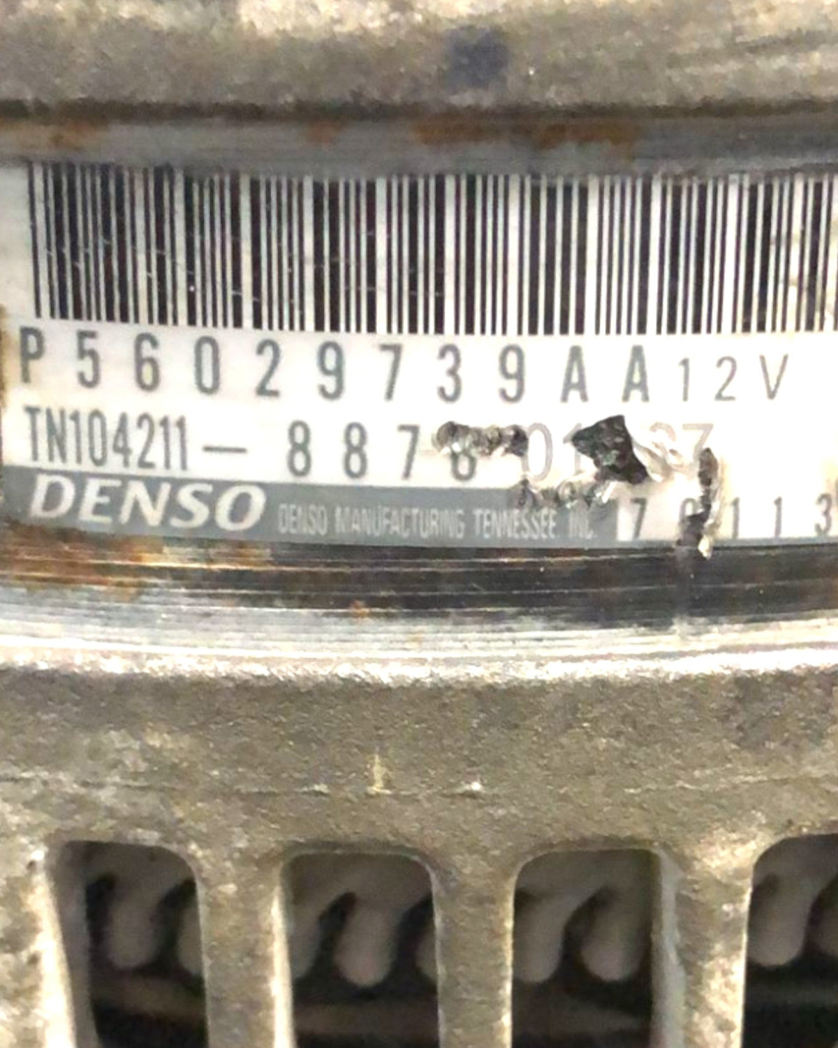 Alternatore Jeep Cherokee 2.2 Diesel (2012 &gt; 2023) cod:P56029739AA - F&amp;P CRASH SRLS - Ricambi Usati