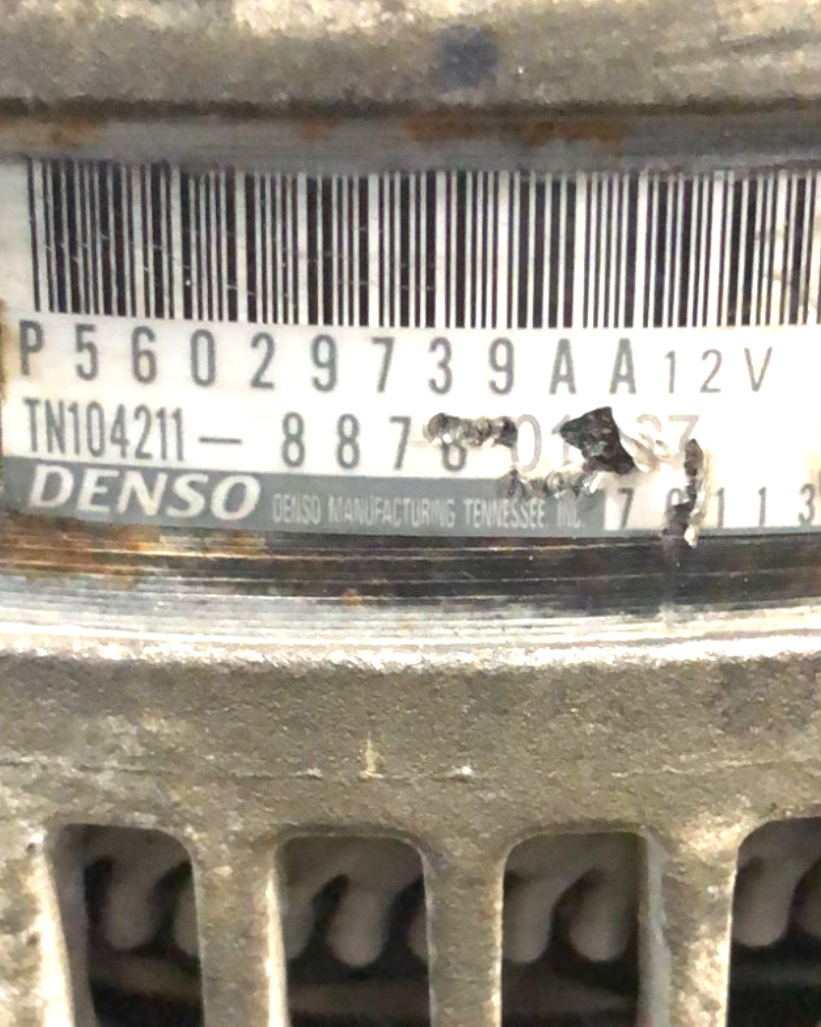 Alternatore Jeep Cherokee 2.2 Diesel (2012 > 2023) cod:P56029739AA - F&P CRASH SRLS - Ricambi Usati