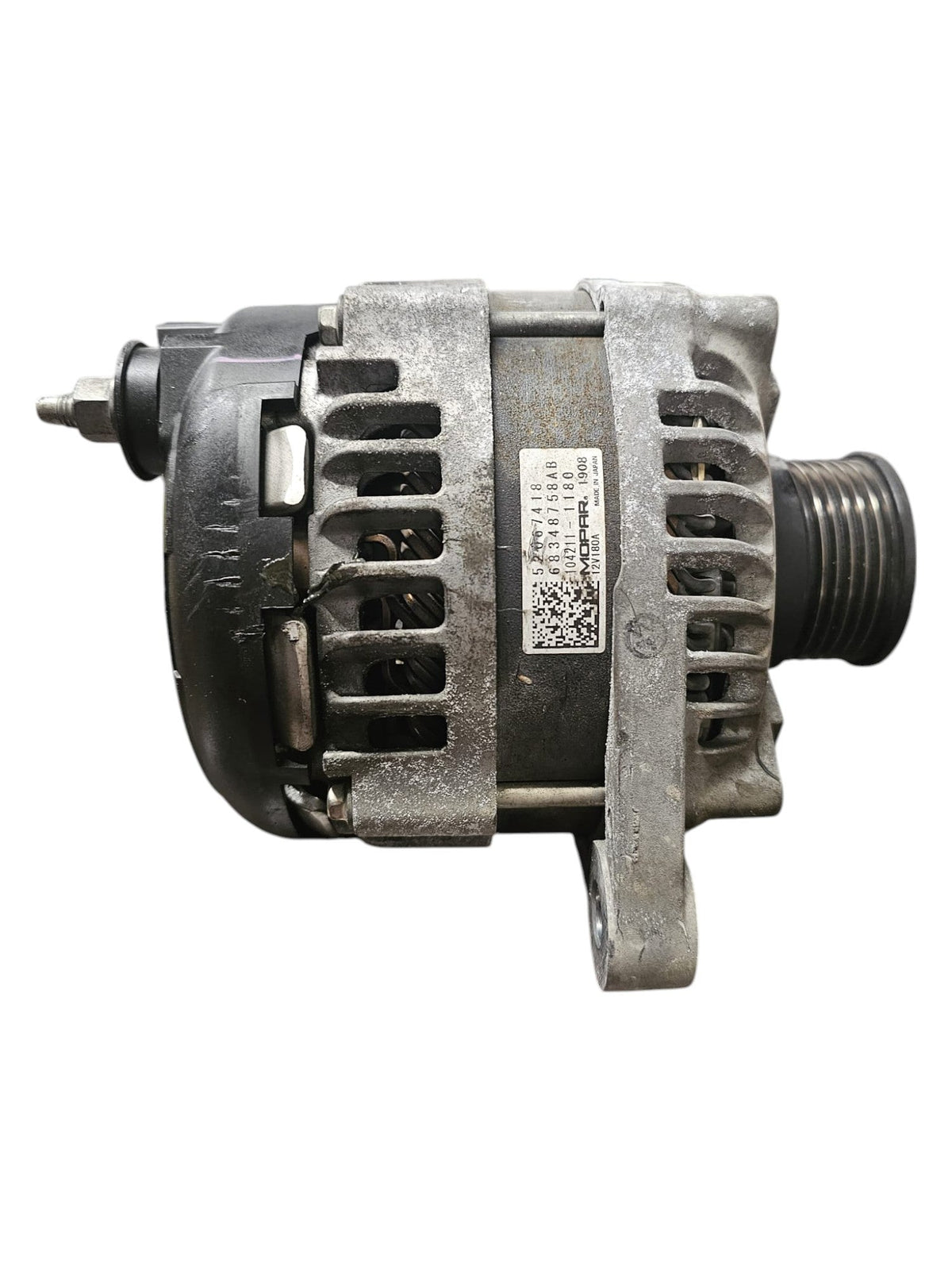 Alternatore Jeep Cherokee KL 2.2 Diesel Cod:52067418 (2013 - 2023) - F&P CRASH SRLS - Ricambi Usati