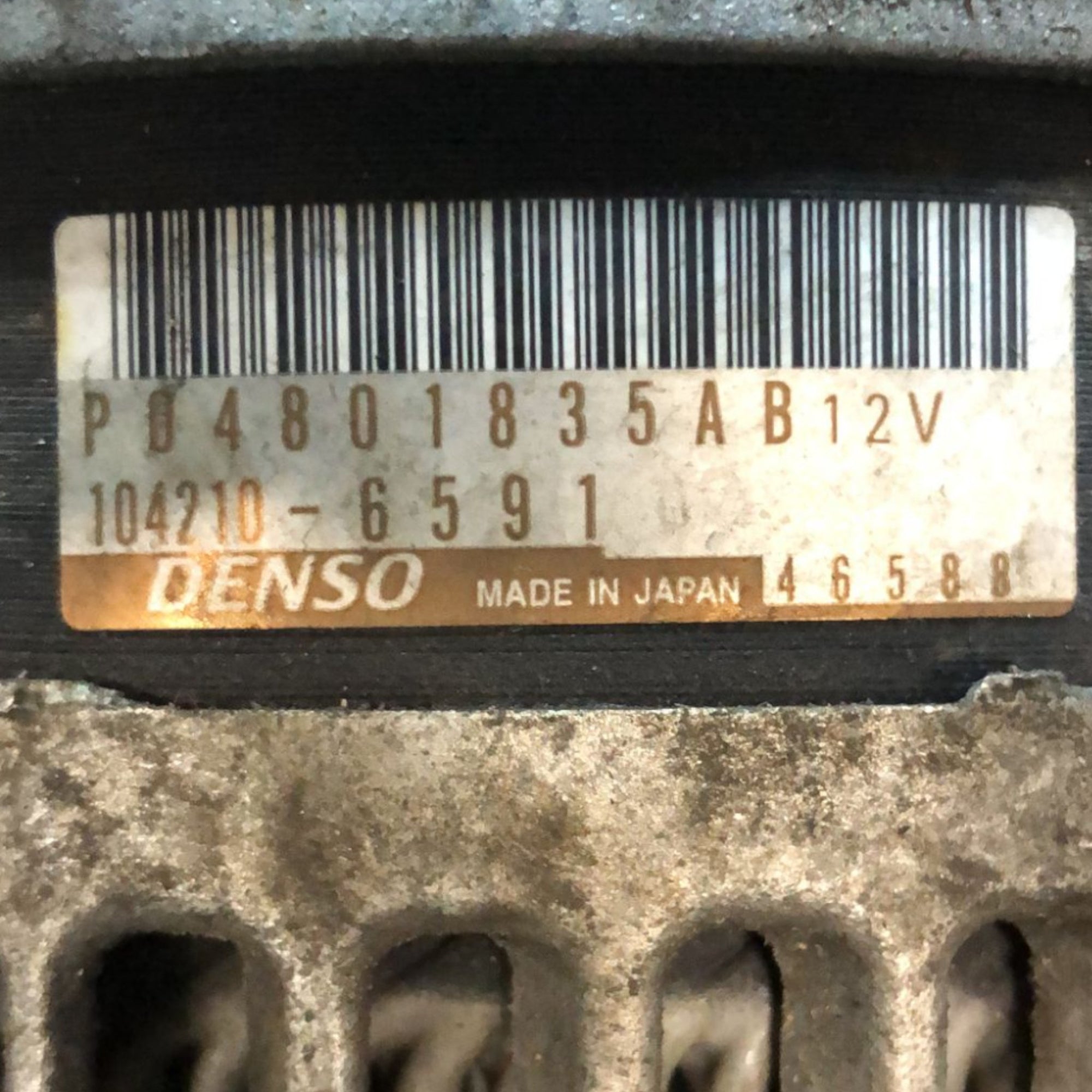 Alternatore jeep grand Cherokee 3.0 Diesel (2010 > 2021) cod:104210 - 6591 - F&P CRASH SRLS - Ricambi Usati