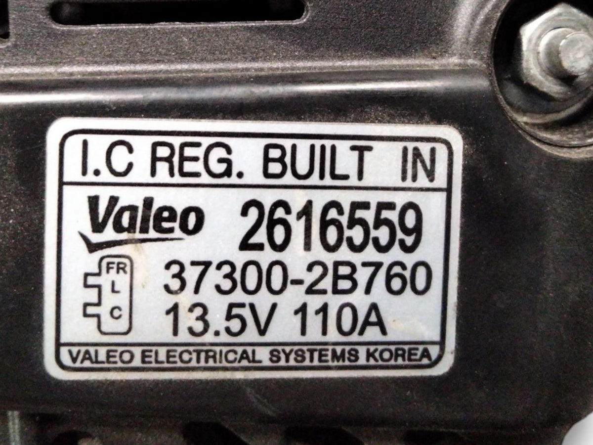 Alternatore Kia Rio III UB / Carens / Soul 1.4 benzina (2011 - 2017)cod.37300 - 2B760 / 2616559 - F&P CRASH SRLS - Ricambi Usati