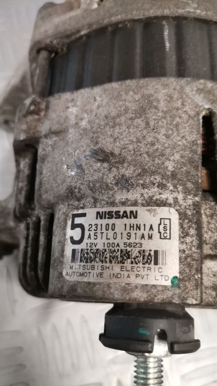 Alternatore Nissan Micra k13 cod: 231001hn1a - F&P CRASH SRLS - Ricambi Usati