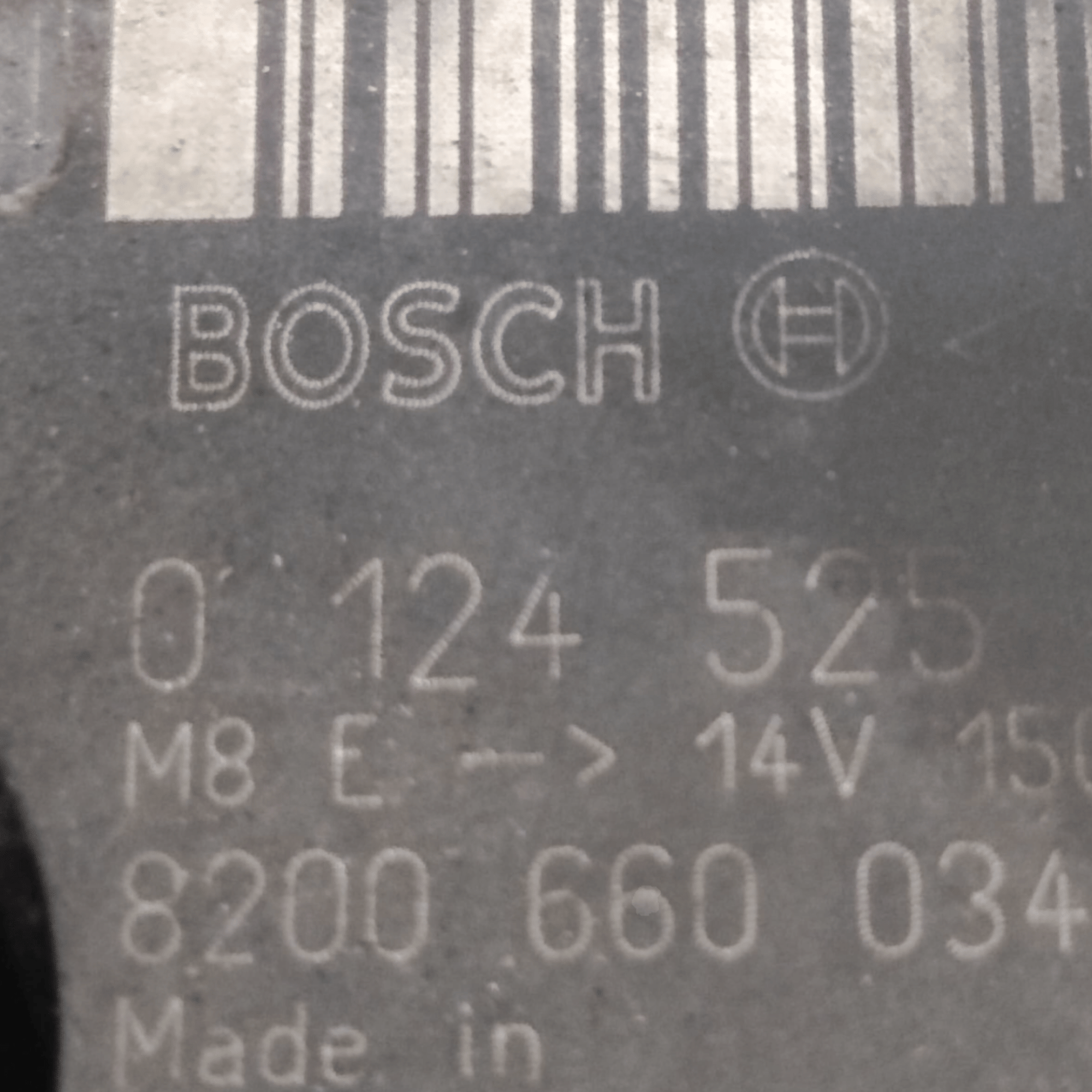 Alternatore Nissan Qashqai 1.6 Diesel COD: 0124525 (2006 - 2014) - F&P CRASH SRLS - Ricambi Usati