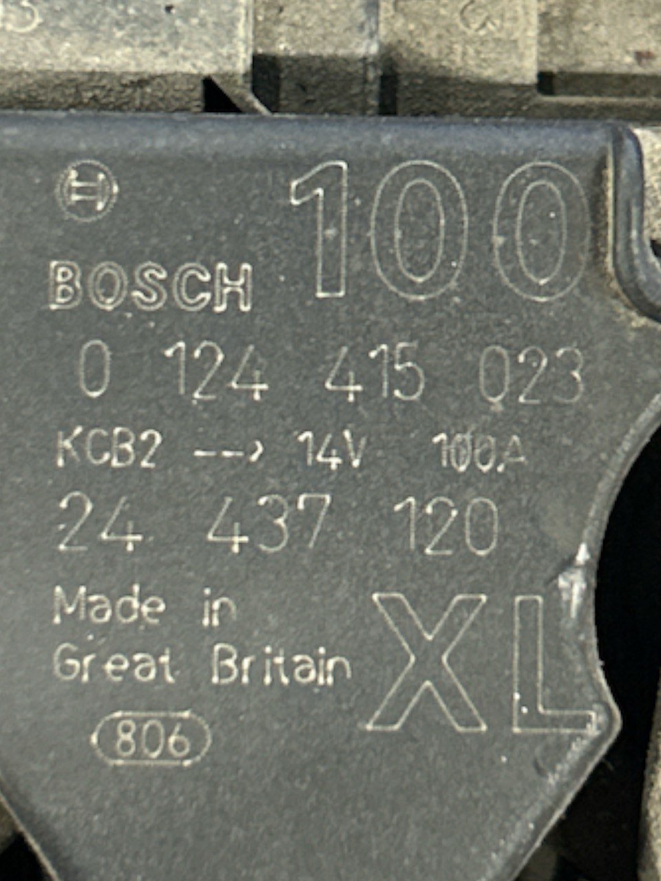 Alternatore Opel Corsa C 1.0 Benzina (2000 > 2006) cod . 0124415023 - F&P CRASH SRLS - Ricambi Usati