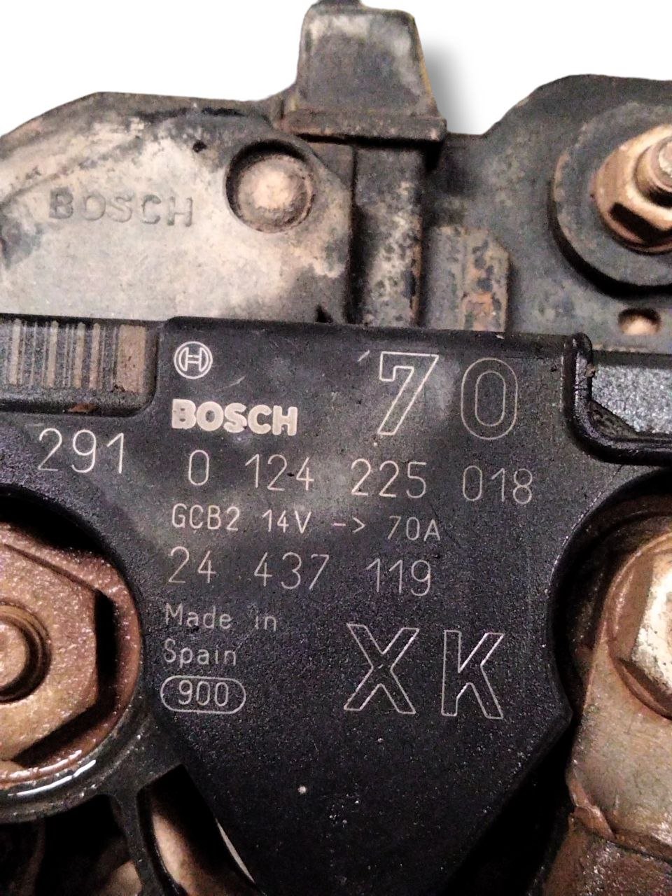 Alternatore Opel Corsa C 1.2 Benzina (2000 - 2006) cod.0124225018 - 24437119 - F&P CRASH SRLS - Ricambi Usati