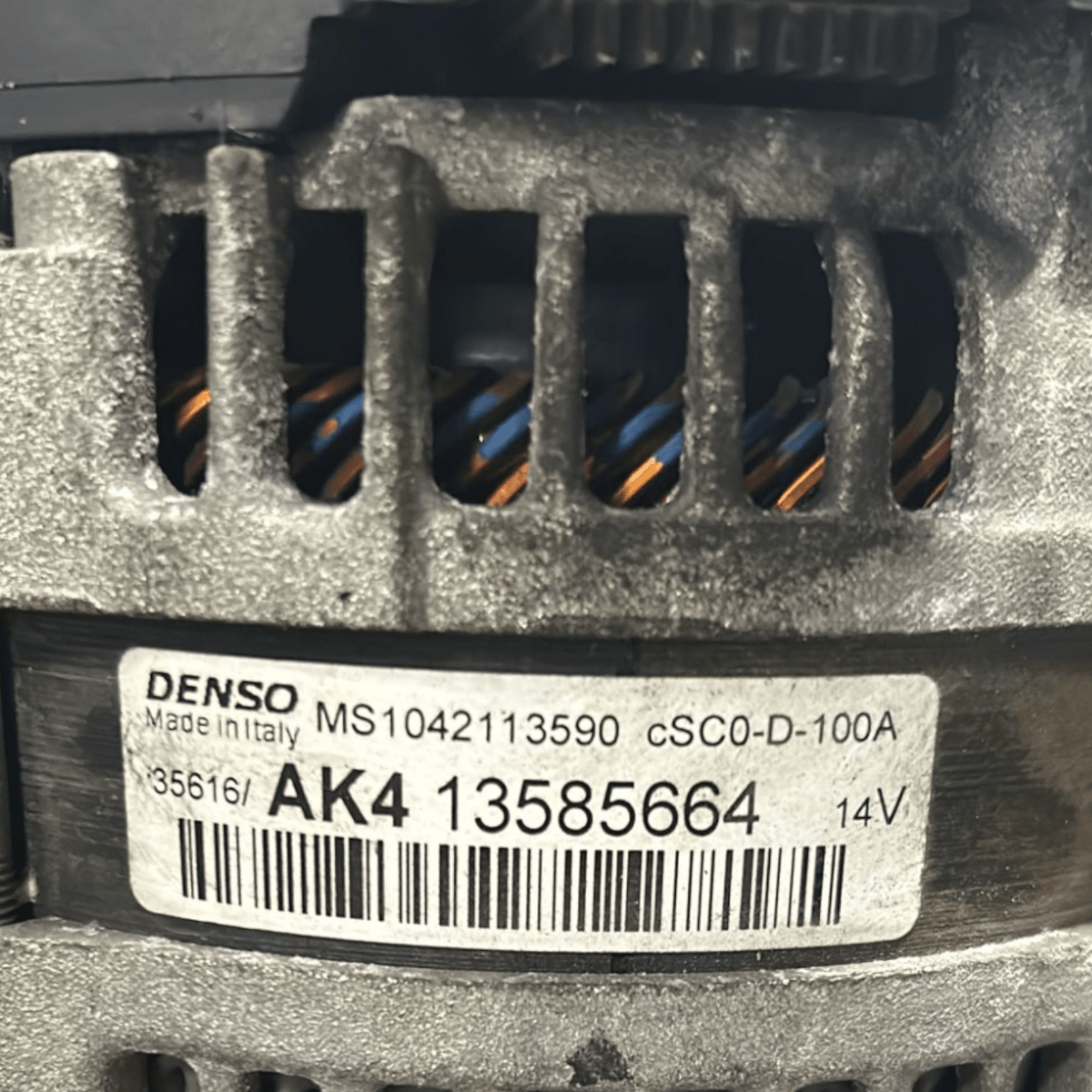 Alternatore Opel Corsa E 1.2 Benzina cod:13585664 (2014 > 2019) - F&P CRASH SRLS - Ricambi Usati