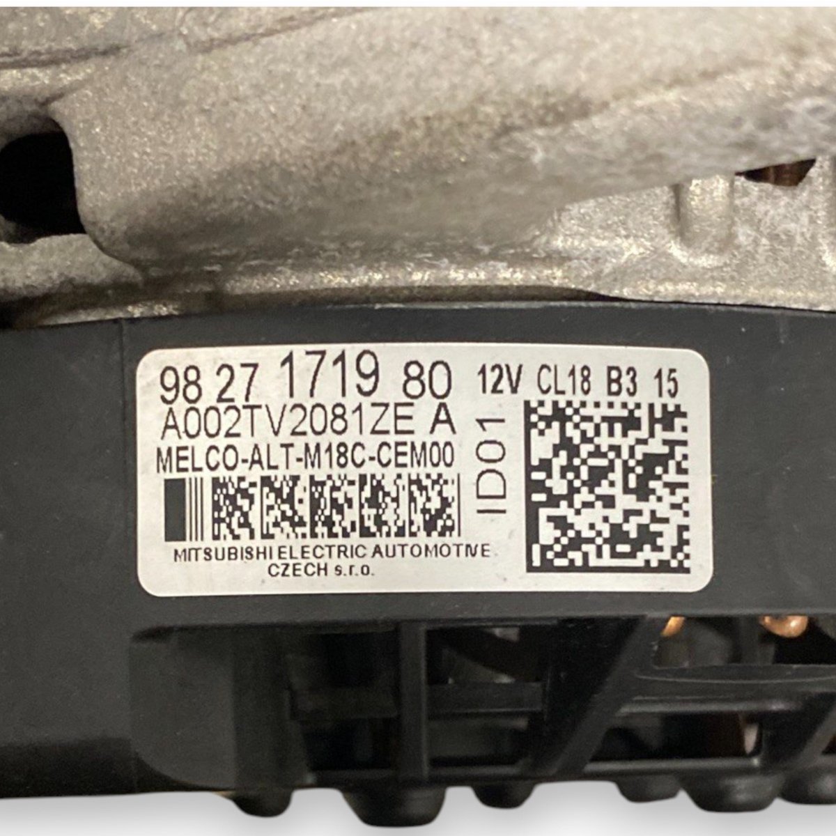 Alternatore peugeot 2008 ii 1.5 diesel (2019 - ) Cod: 9827171980 - F&P CRASH SRLS - Ricambi Usati