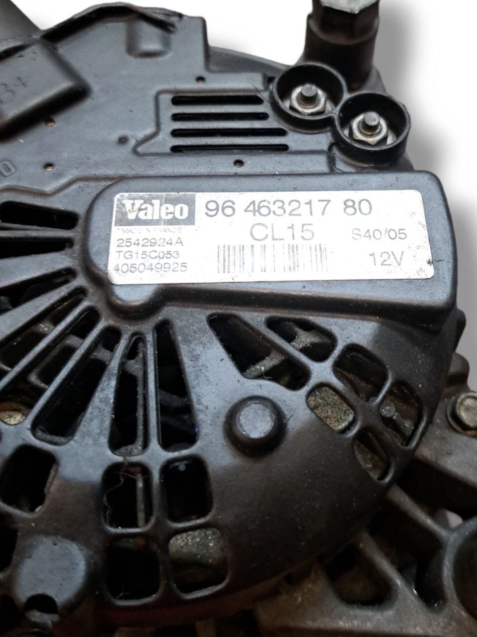 Alternatore Peugeot 207 / 307 / C3 / 206 1.6 hdi (2006-2009) COD:9646321780 - F&P CRASH SRLS - Ricambi Usati