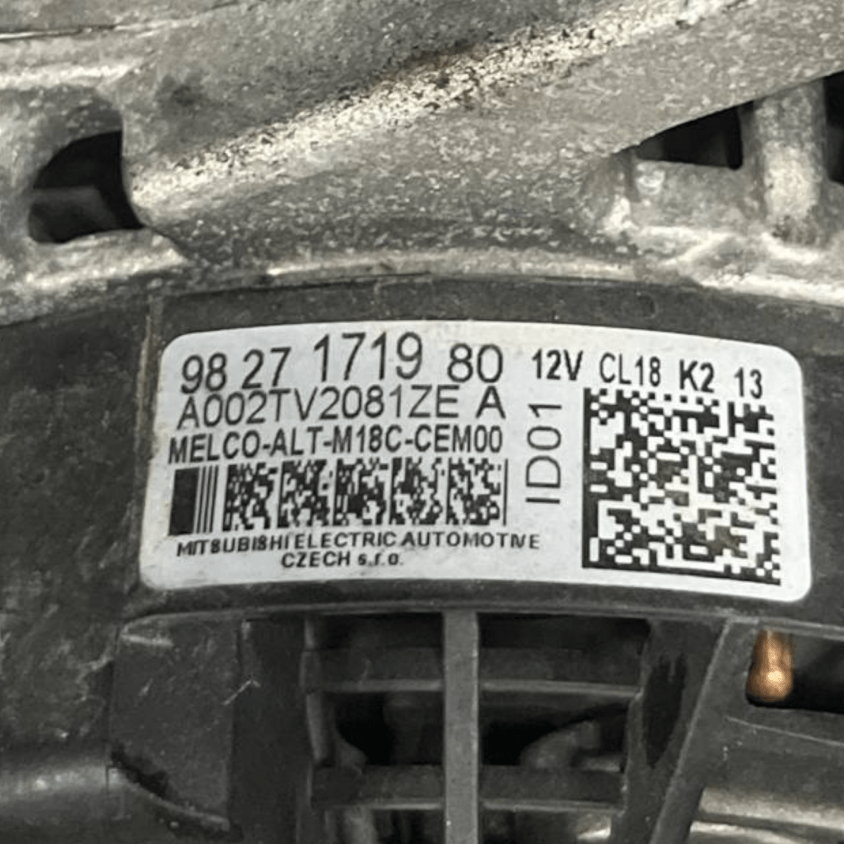 Alternatore Peugeot 3008 II 1.5 Diesel (2016 al 2022) cod: 9827171980 - F&P CRASH SRLS - Ricambi Usati