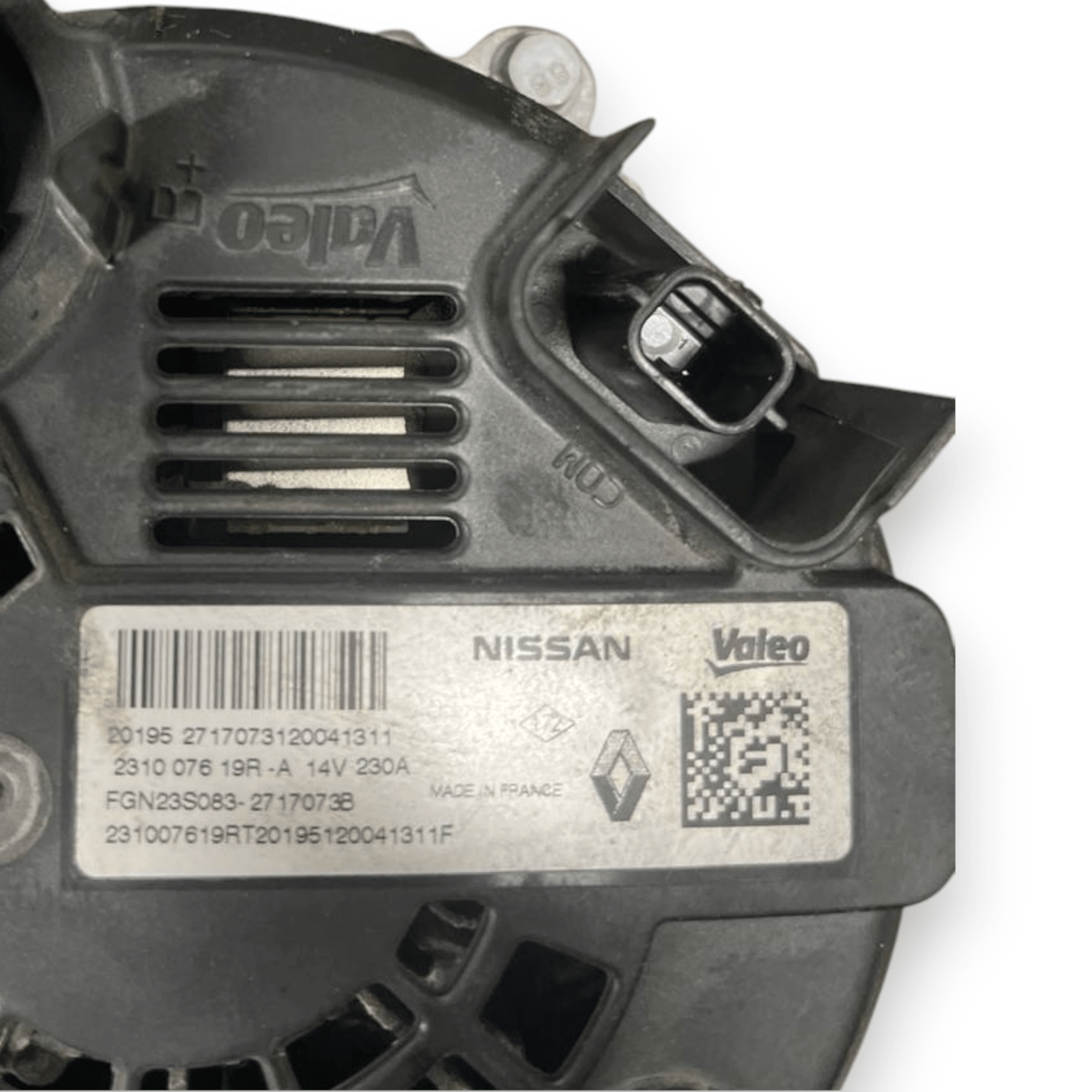 Alternatore Renault Master III 2.3 Diesel (2019 al 2024) cod: 231007619R - F&P CRASH SRLS - Ricambi Usati